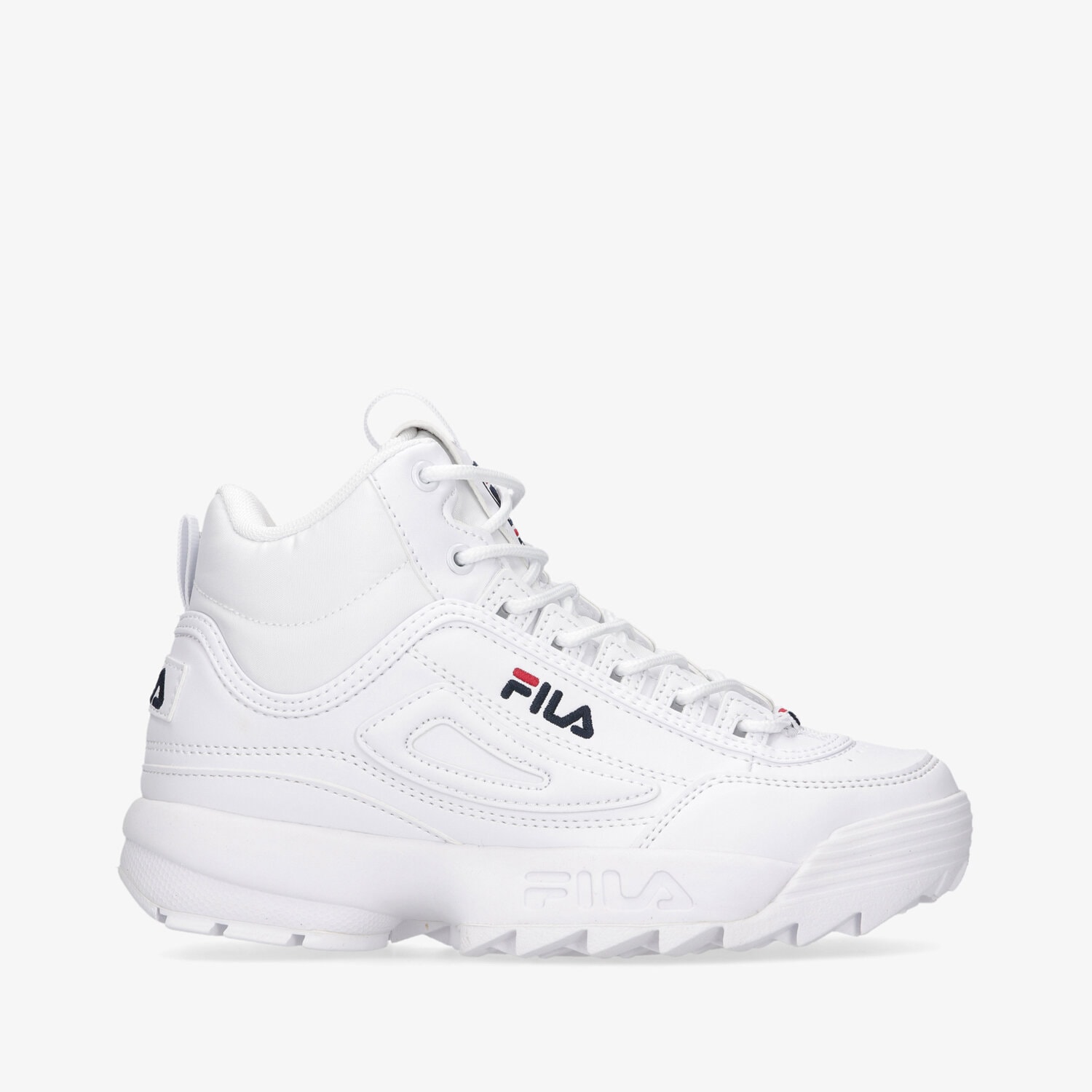 Buty zimowe damskie FILA DISRUPTOR MID WMN 10114081FG BIAŁY