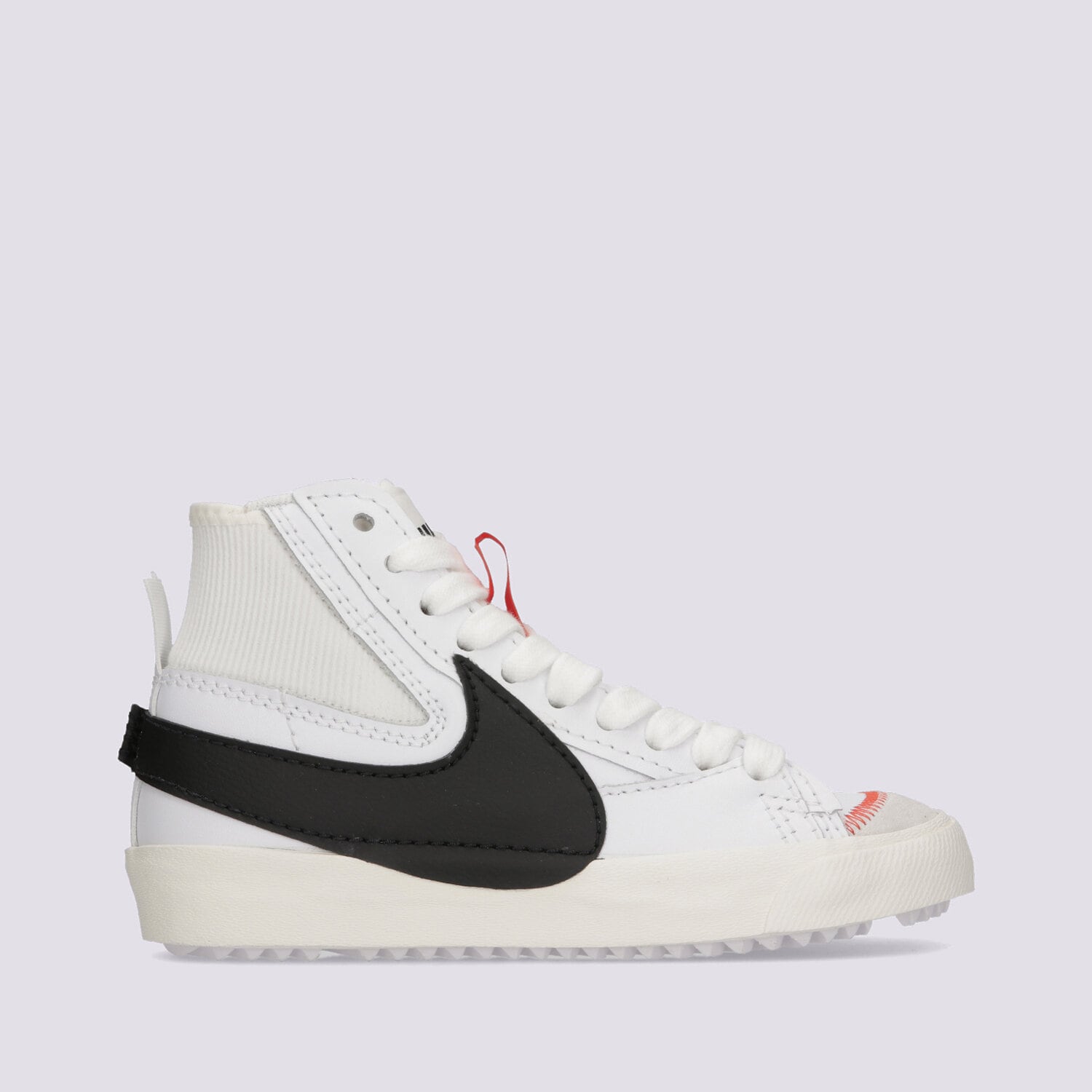 Buty sneakersy damskie NIKE BLAZER MID '77 JUMBO DQ1471-100 BIAŁY