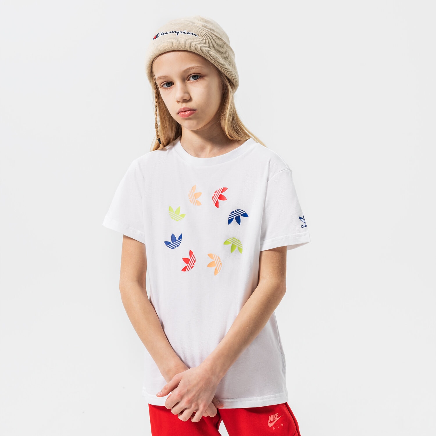 Koszulka, t-shirt dla dzieci ADIDAS T-SHIRT TEE BOY HF2133 BIAŁY