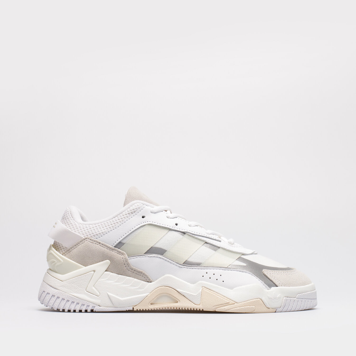 Buty sneakersy męskie ADIDAS NITEBALL II GZ3626 BIAŁY