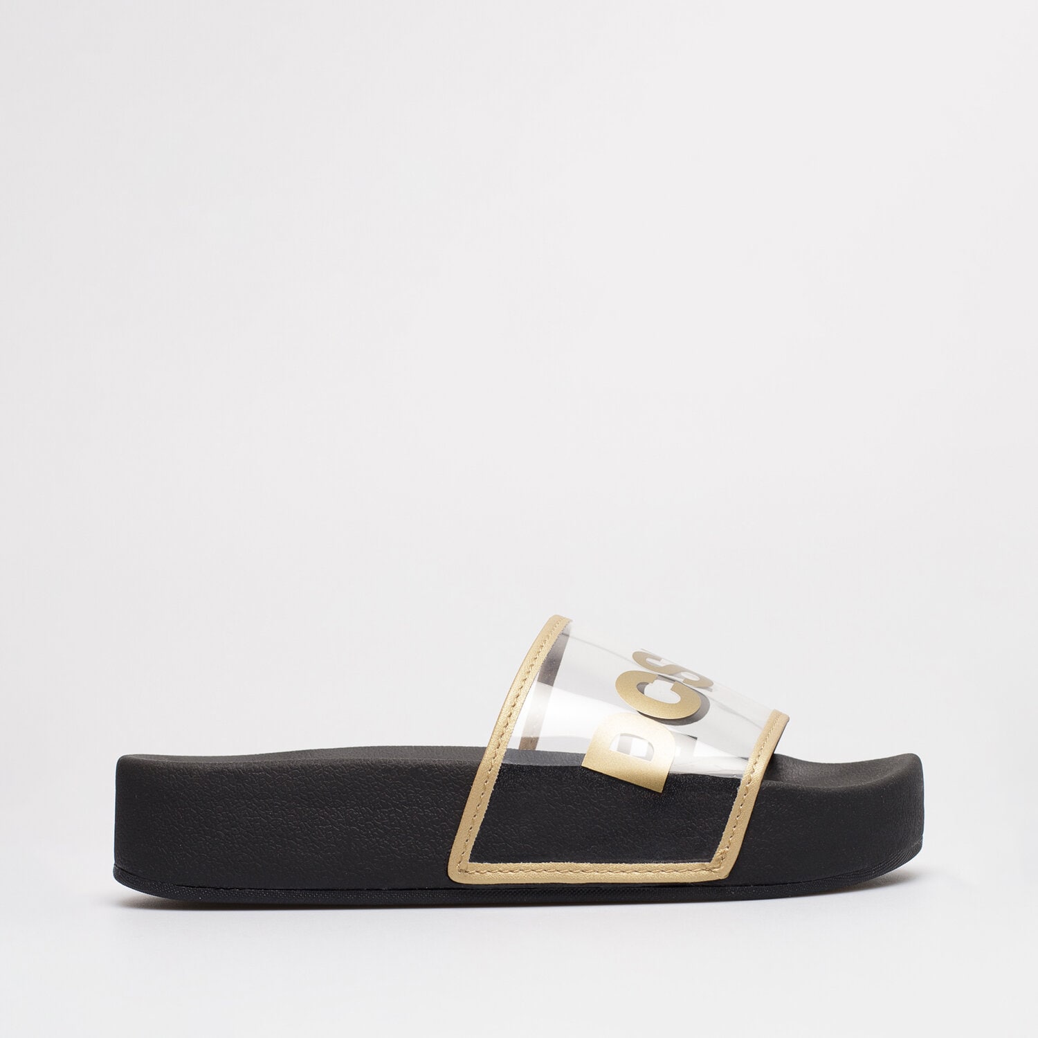 Klapki damskie DC SLIDE PLTFRM ADJL100044-BG3 CZARNY