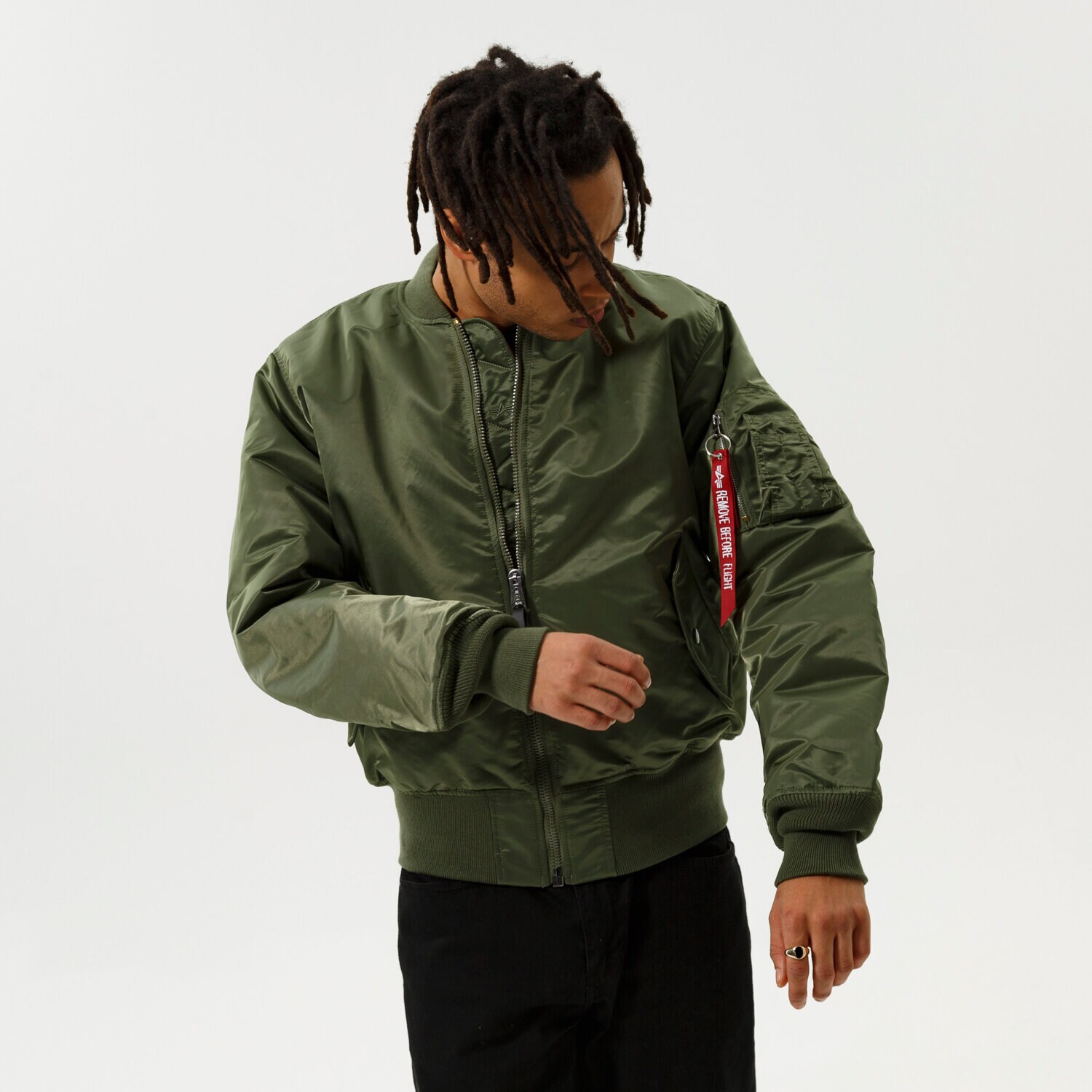 Kurtka zimowa męska ALPHA INDUSTRIES KURTKA MA-1 100101-01 KHAKI