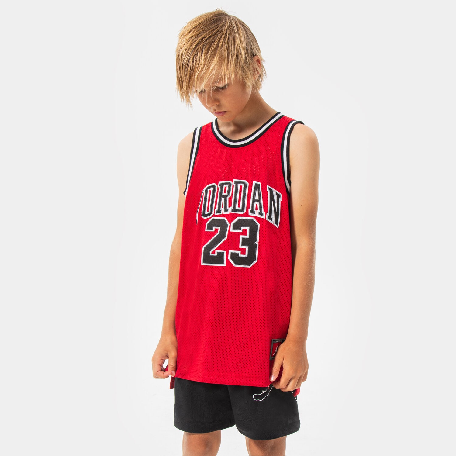 Koszulka, t-shirt dla dzieci JORDAN T-SHIRT JORDAN 23 JERSEY B 95A773-R78 CZERWONY