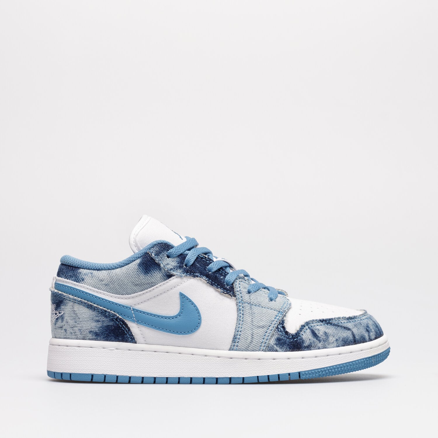 Buty sneakersy dla dzieci AIR JORDAN 1 LOW (GS) DM8947-100 BIAŁY