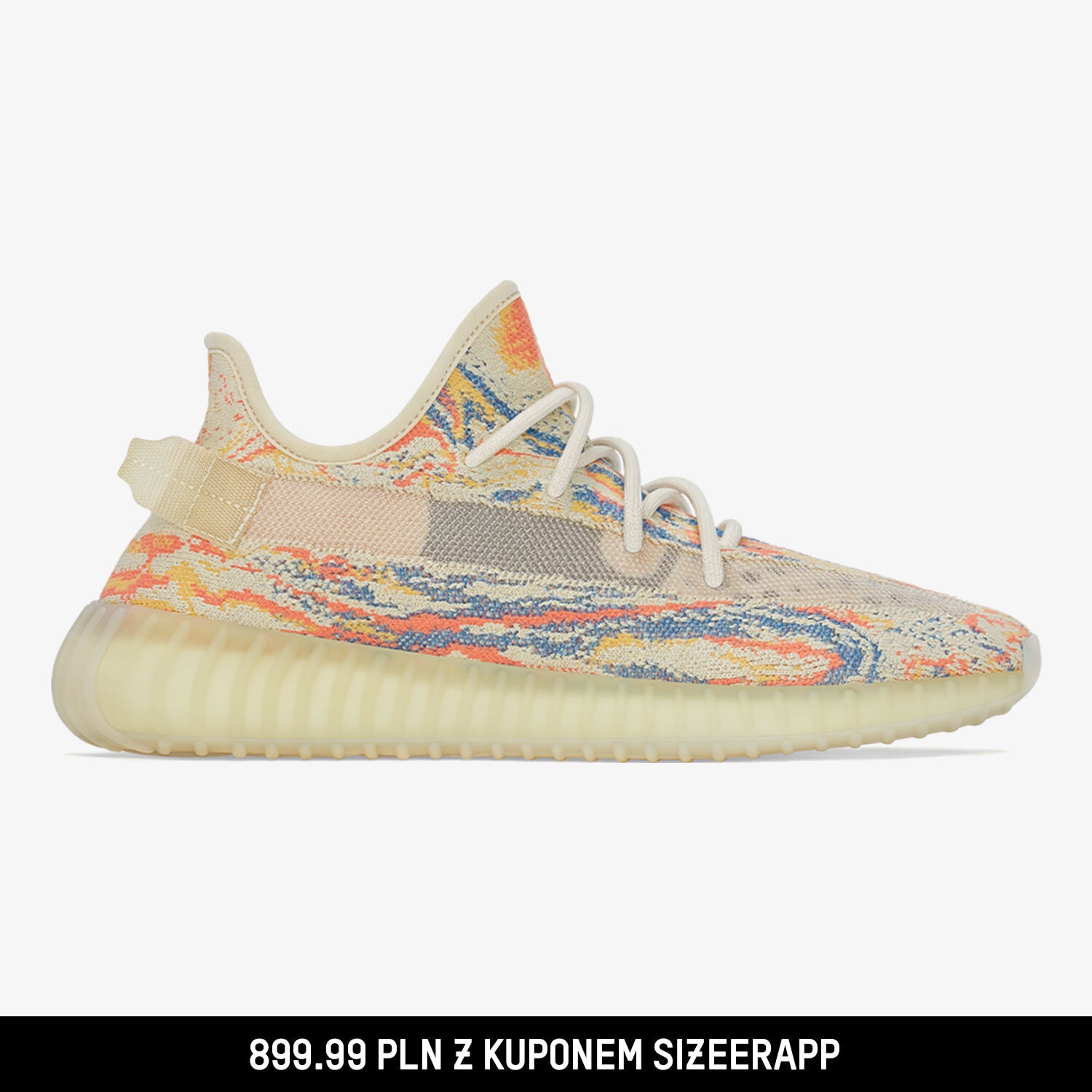 Buty sneakersy męskie ADIDAS YEEZY BOOST 350 V2 GW3773 ŻÓŁTY