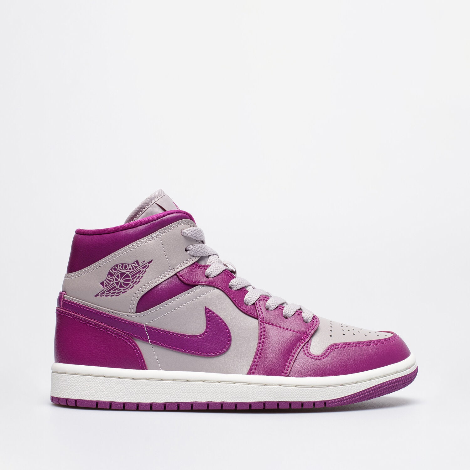 Buty sneakersy damskie AIR JORDAN 1 MID  BQ6472-501 FIOLETOWY