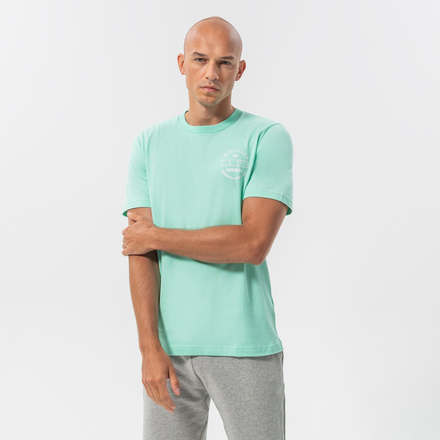 Koszulka, t-shirt sportowy męski ADIDAS T-SHIRT CLUB TEE HR7889 NIEBIESKI