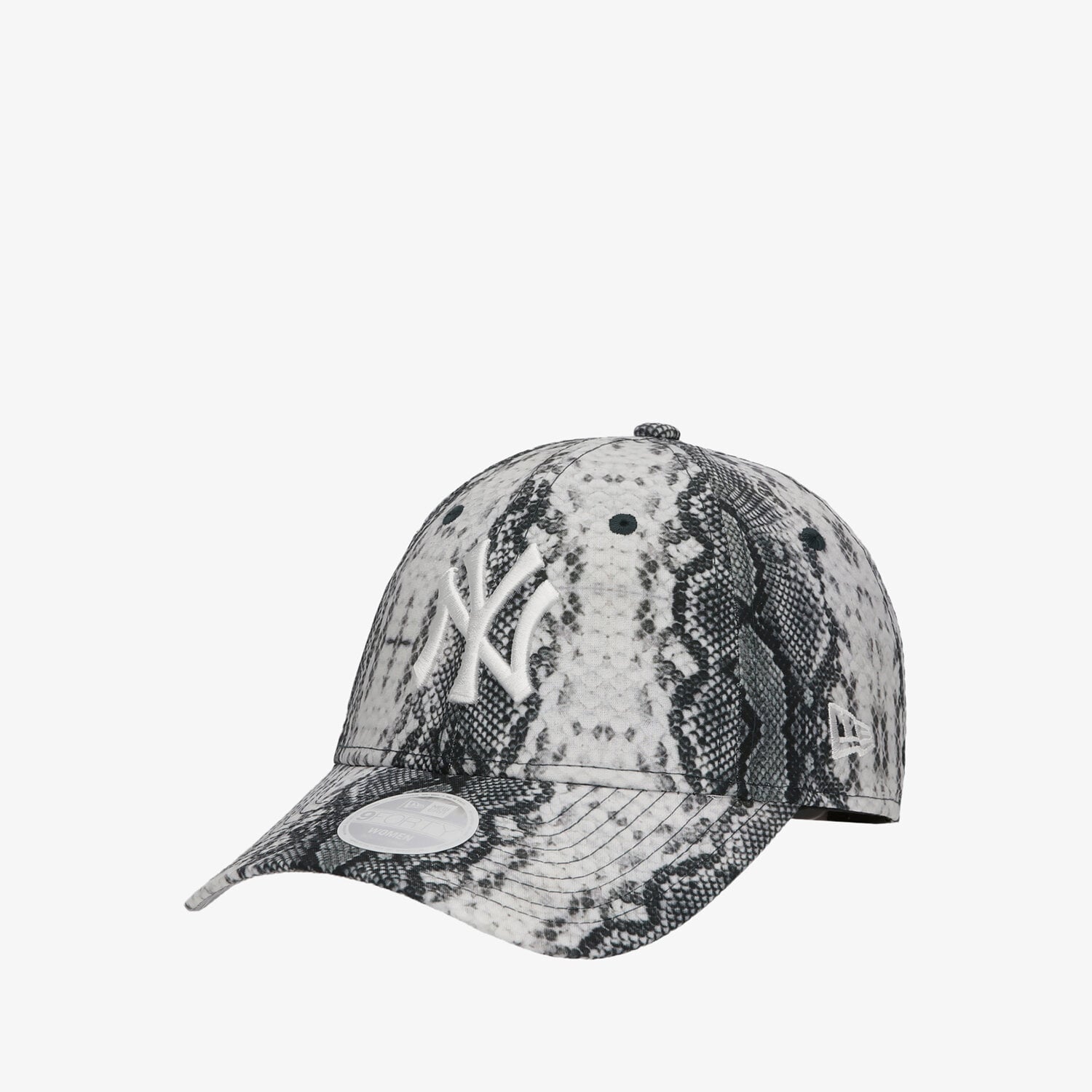 Czapka z daszkiem damska NEW ERA CZAPKA WMNS ANIMAL PRINT 940 SNAKE NEW YORK YANKEES  60240486 CZARNY