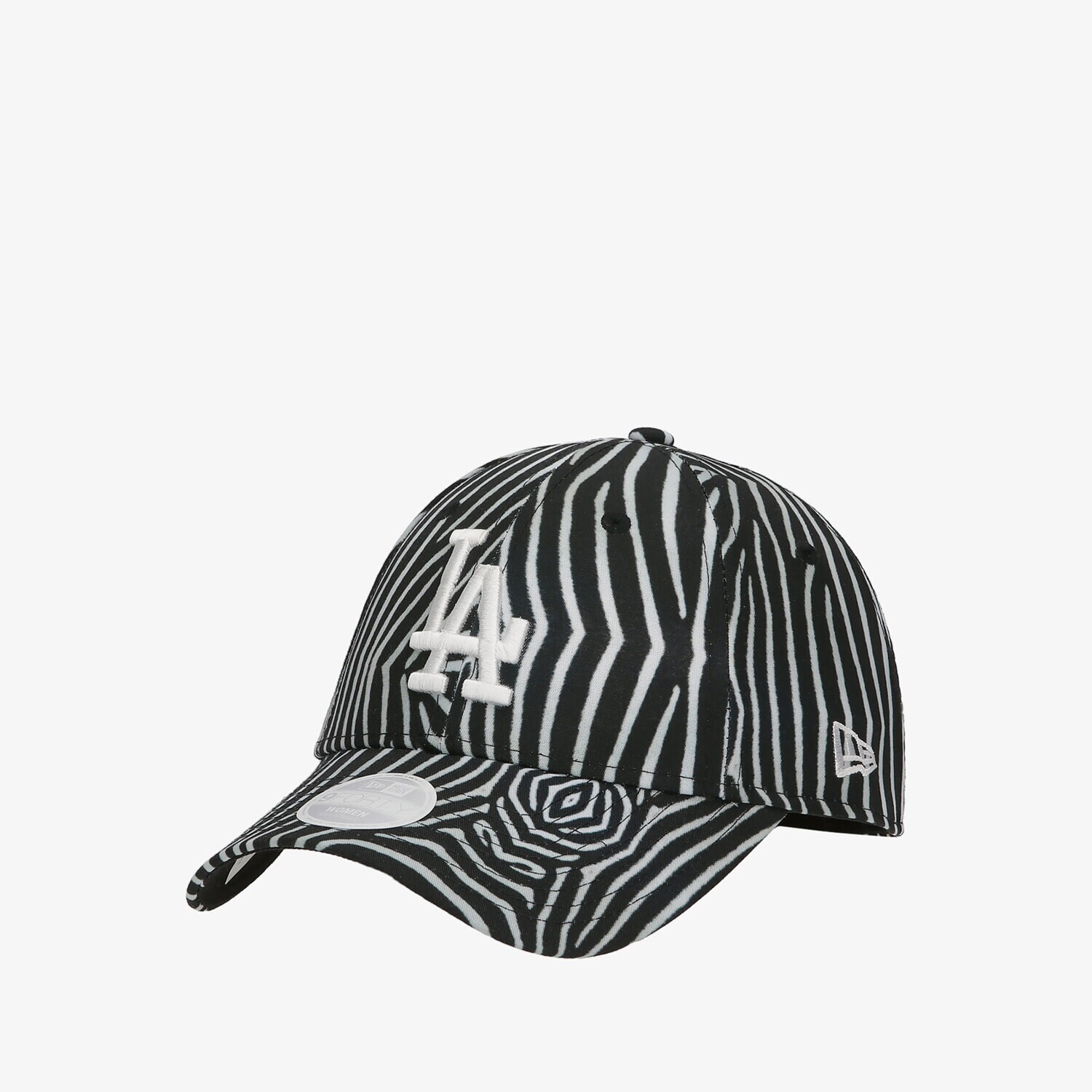 Czapka z daszkiem damska NEW ERA CZAPKA WMNS ANIMAL PRINT 940 ZEBRA LOS ANGELES DODGE 60240402 CZARNY
