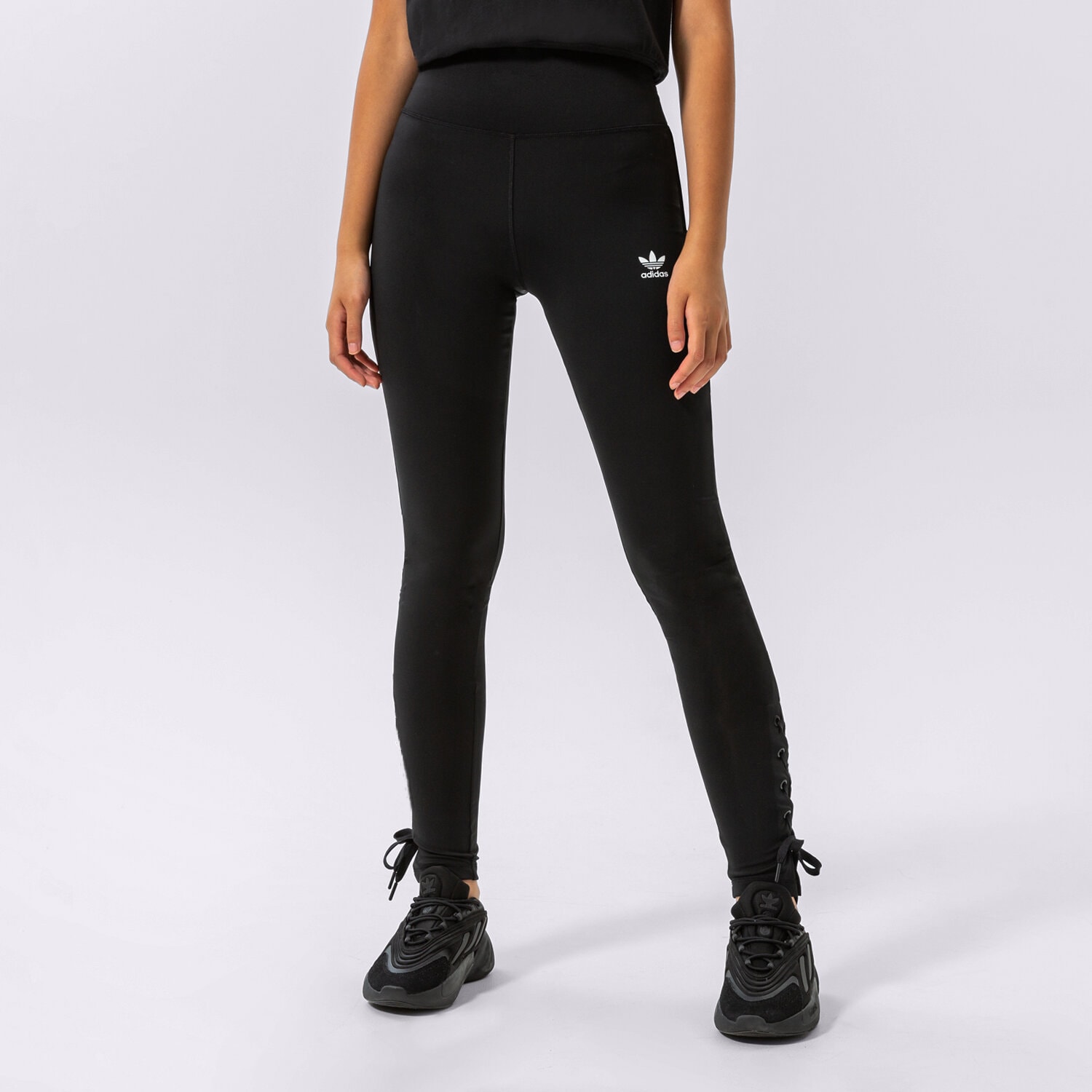 Spodnie sportowe damskie ADIDAS LEGGINGS HW LEGGINGS HK5077 CZARNY