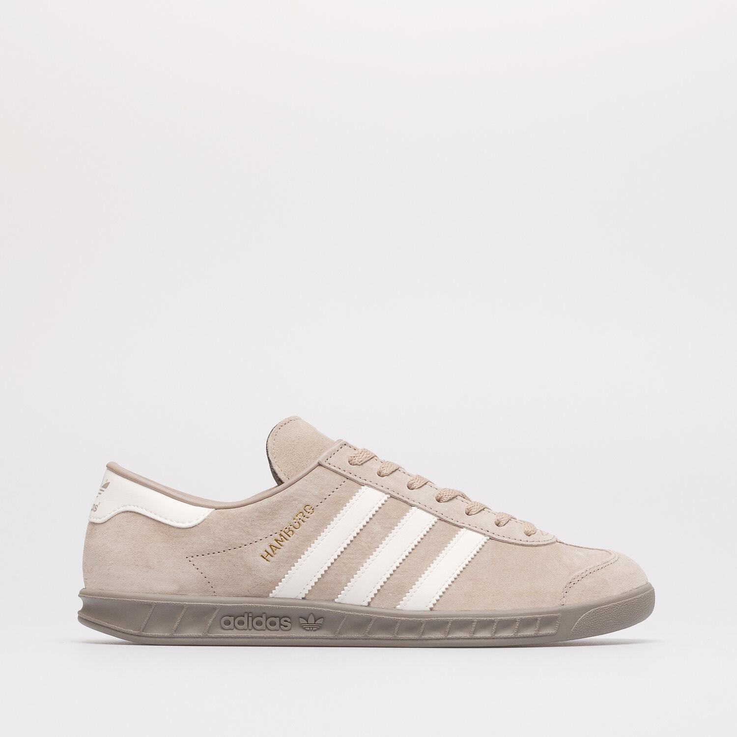 Buty sneakersy męskie ADIDAS HAMBURG GW9642 BEŻOWY