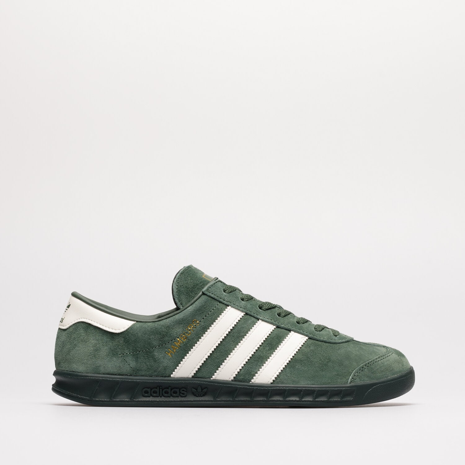 Buty sneakersy męskie ADIDAS HAMBURG GW9641 ZIELONY