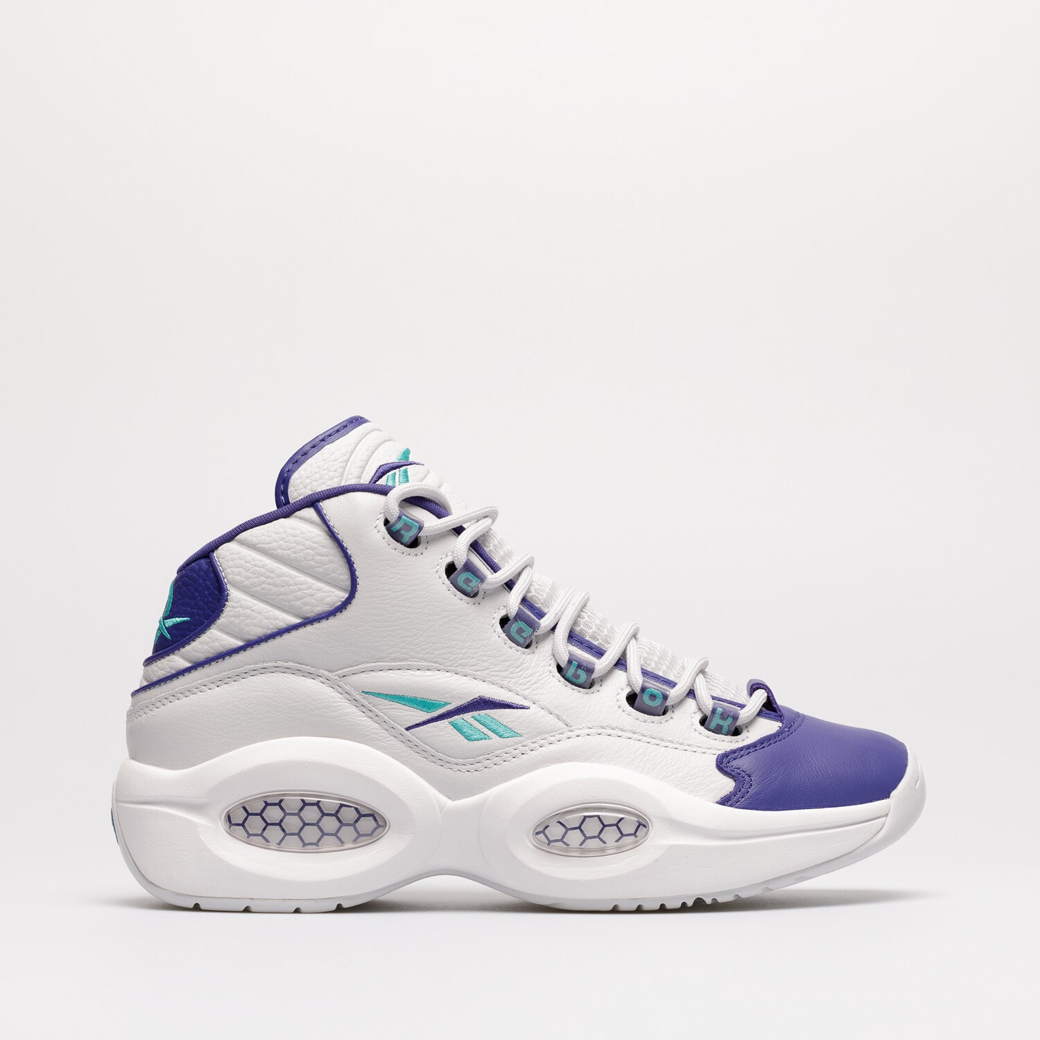 Buty sneakersy męskie REEBOK QUESTION MID GW8853 BIAŁY