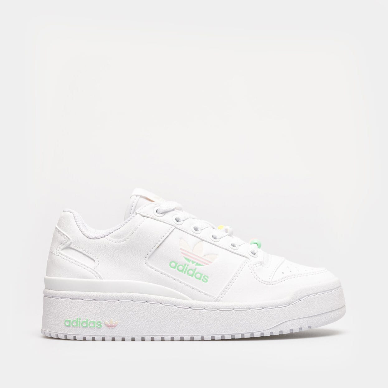 Buty sneakersy dla dzieci ADIDAS FORUM BOLD J GY9223 BIAŁY