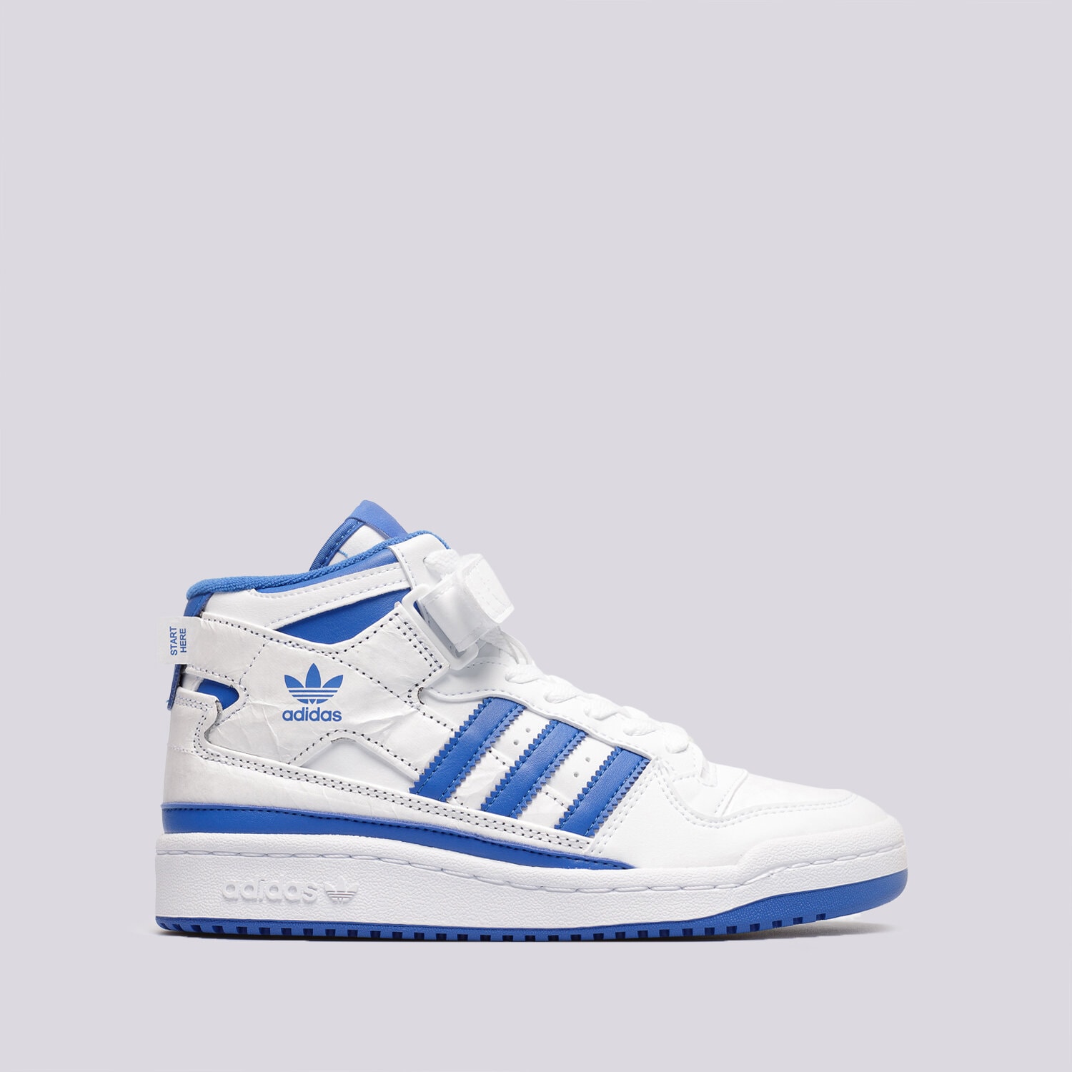 Buty sneakersy dla dzieci ADIDAS FORUM MID J GZ1768 BIAŁY