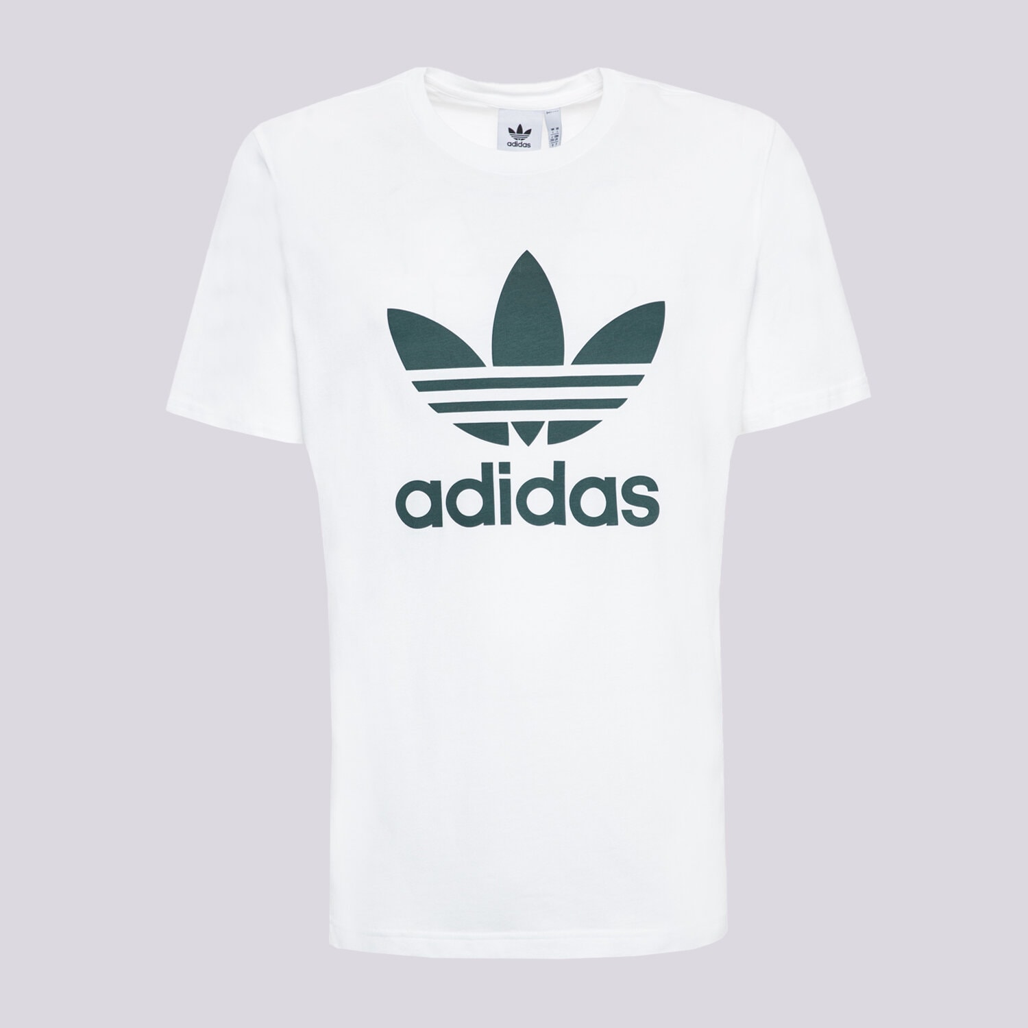 Koszulka, t-shirt sportowy męski ADIDAS T-SHIRT TREFOIL HK5227 BIAŁY