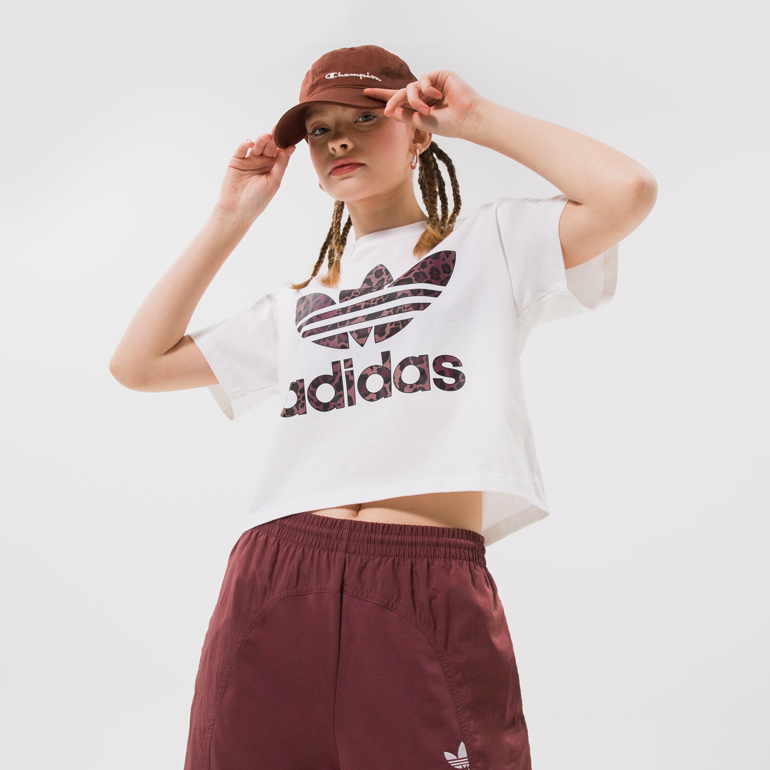 Koszulka, t-shirt damski ADIDAS T-SHIRT HK5186 BIAŁY