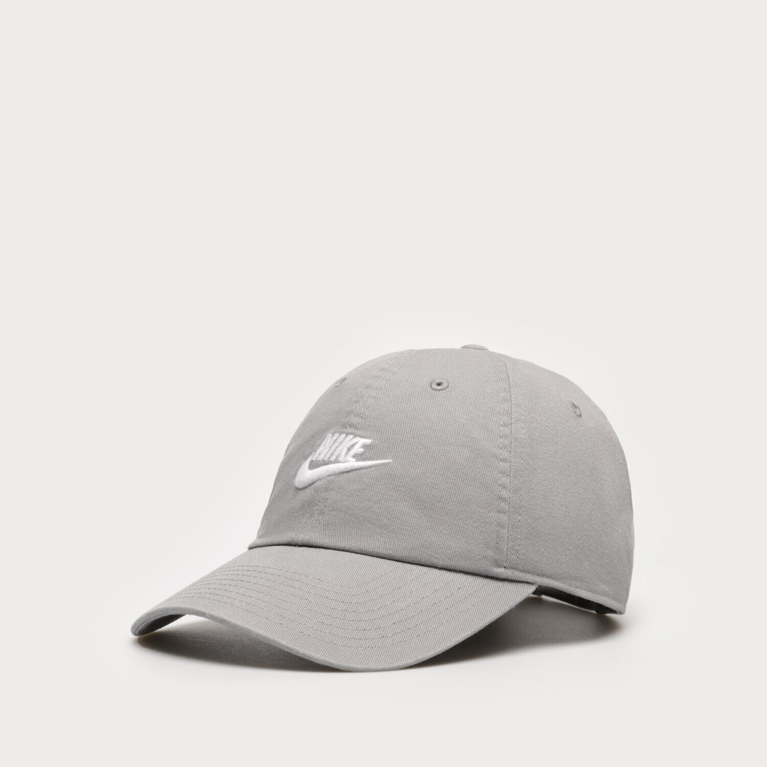 Czapka z daszkiem dla dzieci NIKE CZAPKA SPORTSWEAR HERITAGE86 FUTURA WASHED 913011-073 SZARY