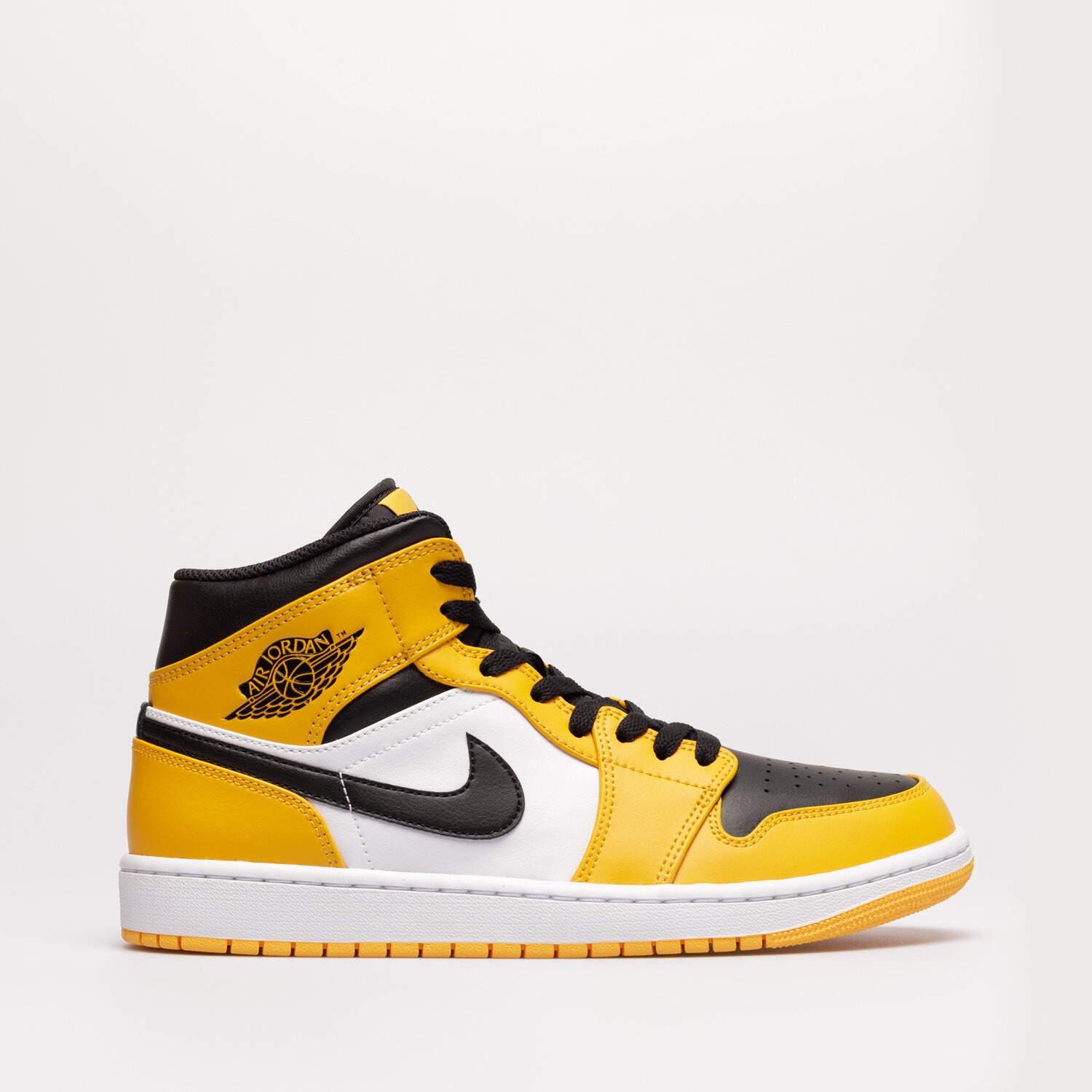 Buty sneakersy męskie AIR JORDAN 1 MID  554724-701 ŻÓŁTY