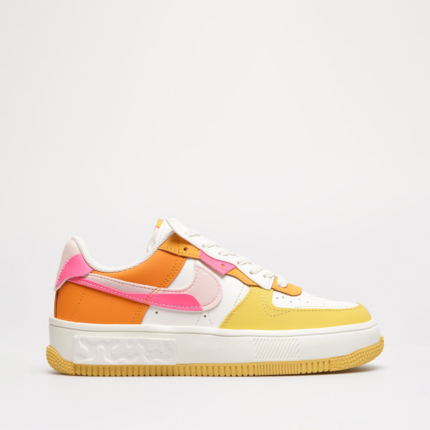 Buty sneakersy damskie NIKE AIR FORCE 1 FONTANKA  DX2675-100 MULTICOLOR
