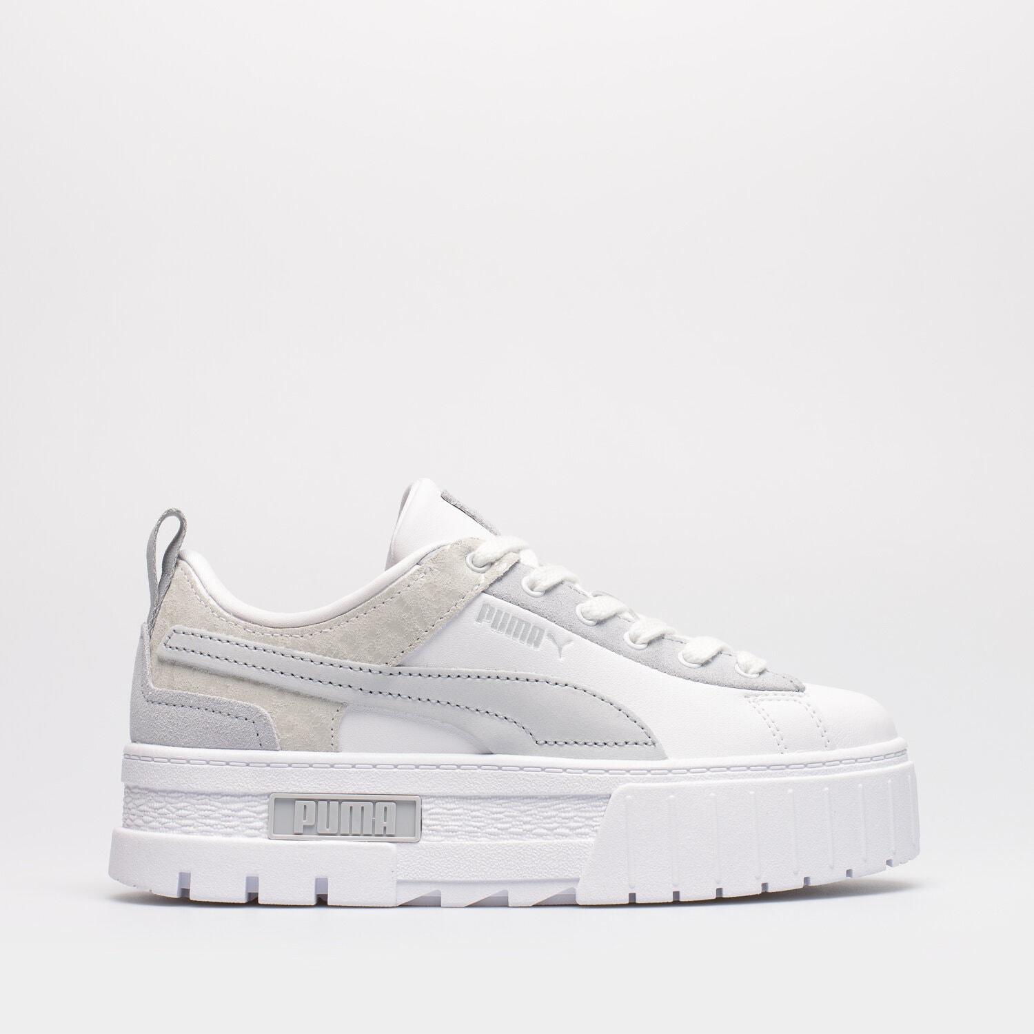 Buty sneakersy damskie PUMA MAYZE RAW MUTED ANIMAL WNS 38757101 BIAŁY