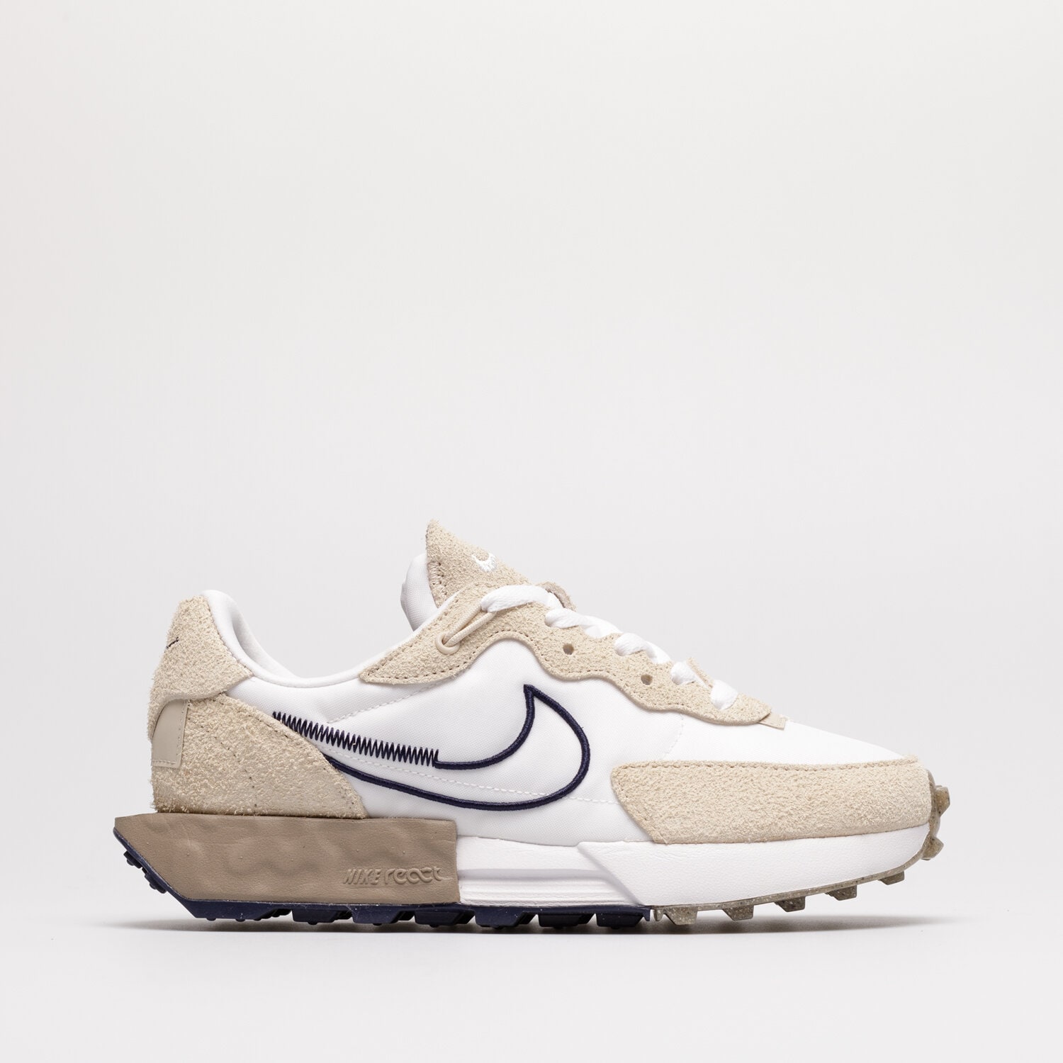 Buty sneakersy damskie NIKE FONTANKA WAFFLE DC3579-102 BEŻOWY