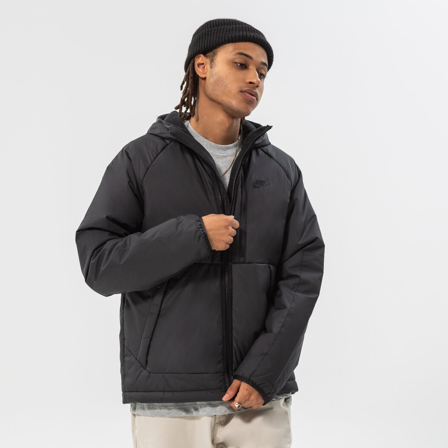Kurtka zimowa męska NIKE KURTKA ZIMOWA M NSW TF RPL LEGACY HD JKT DD6857-011 CZARNY