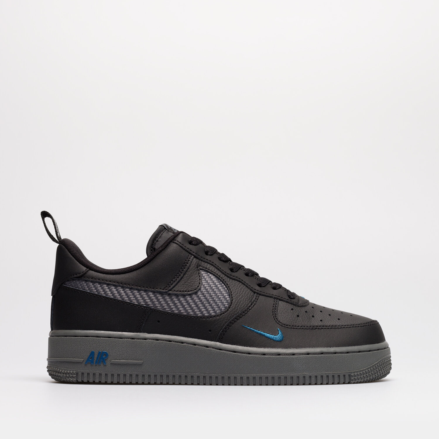 Buty sneakersy męskie NIKE AIR FORCE 1 '07 LV8 J22  DR0155002 SZARY