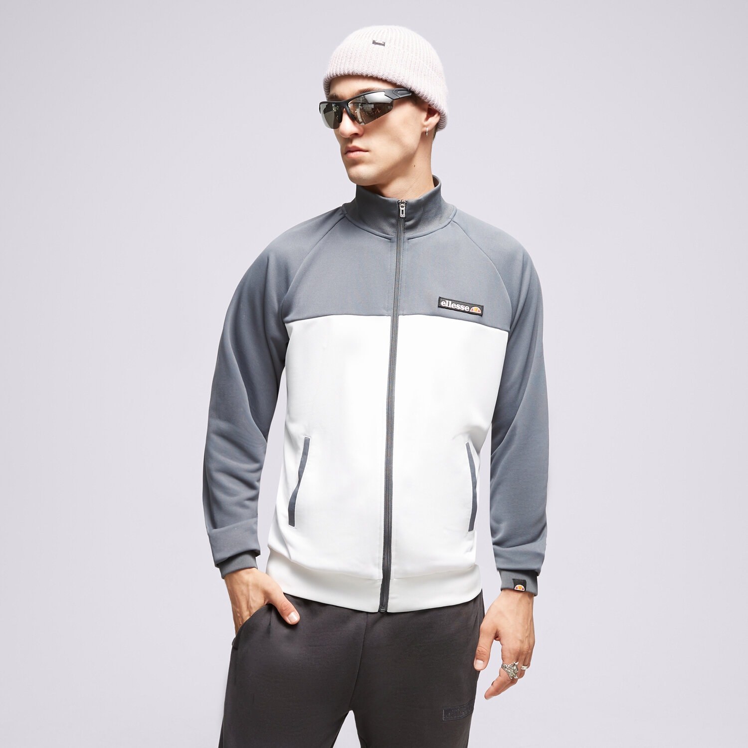 Bluza męska ELLESSE BLUZA ROZPINANA SATIA TTOP SJD16898126 SZARY