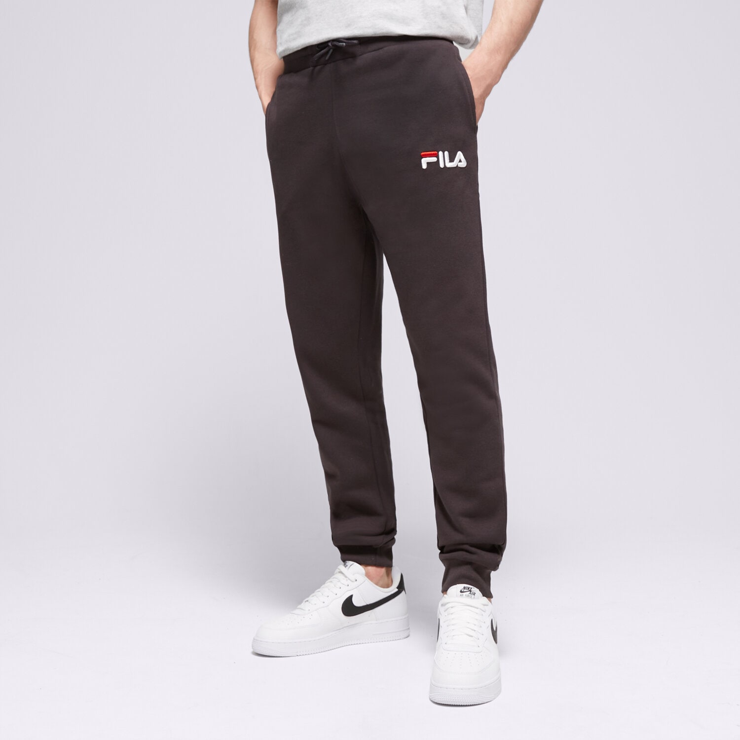 Spodnie sportowe męskie FILA SPODNIE JAKEY TK119176013 SZARY