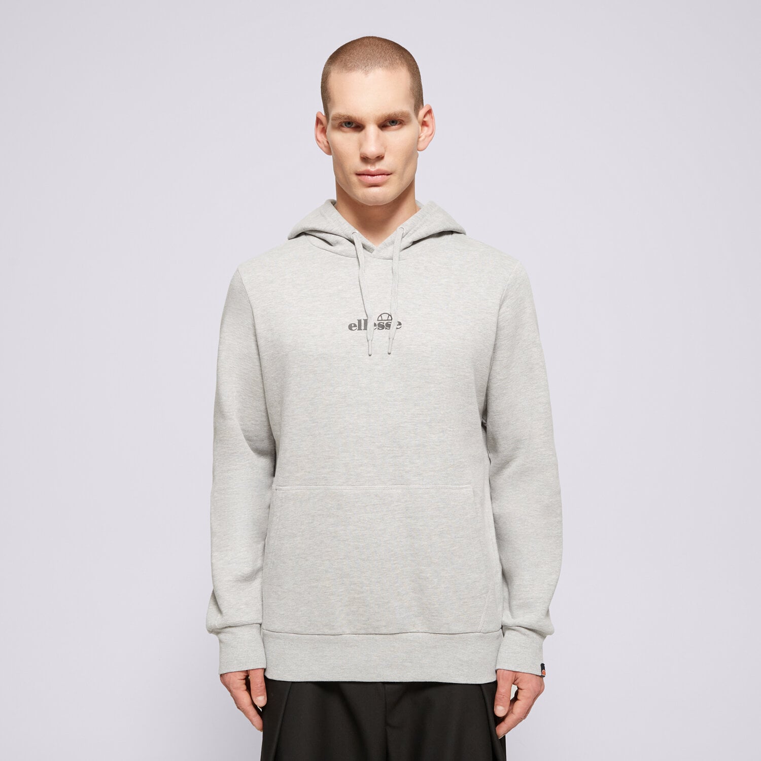 Bluza męska ELLESSE BLUZA Z KAPTUREM PERSHUTA GREY MRL OH HOODY SHP16466112 SZARY