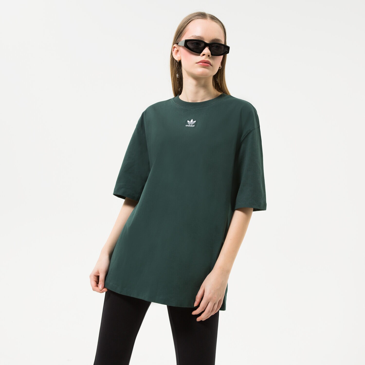 Koszulka, t-shirt damski ADIDAS T-SHIRT TEE HS6778 ZIELONY