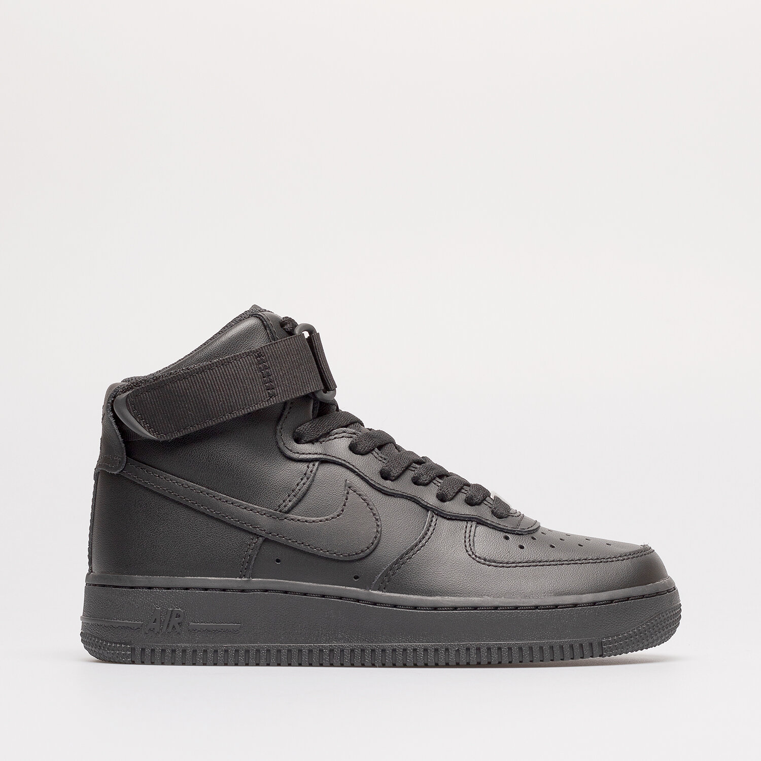 Buty sneakersy damskie NIKE WMNS AIR FORCE 1 HI REC DD9624-001 CZARNY