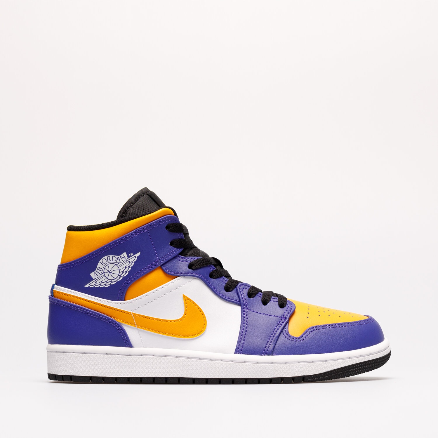 Buty sneakersy męskie AIR JORDAN 1 MID  DQ8426-517 FIOLETOWY