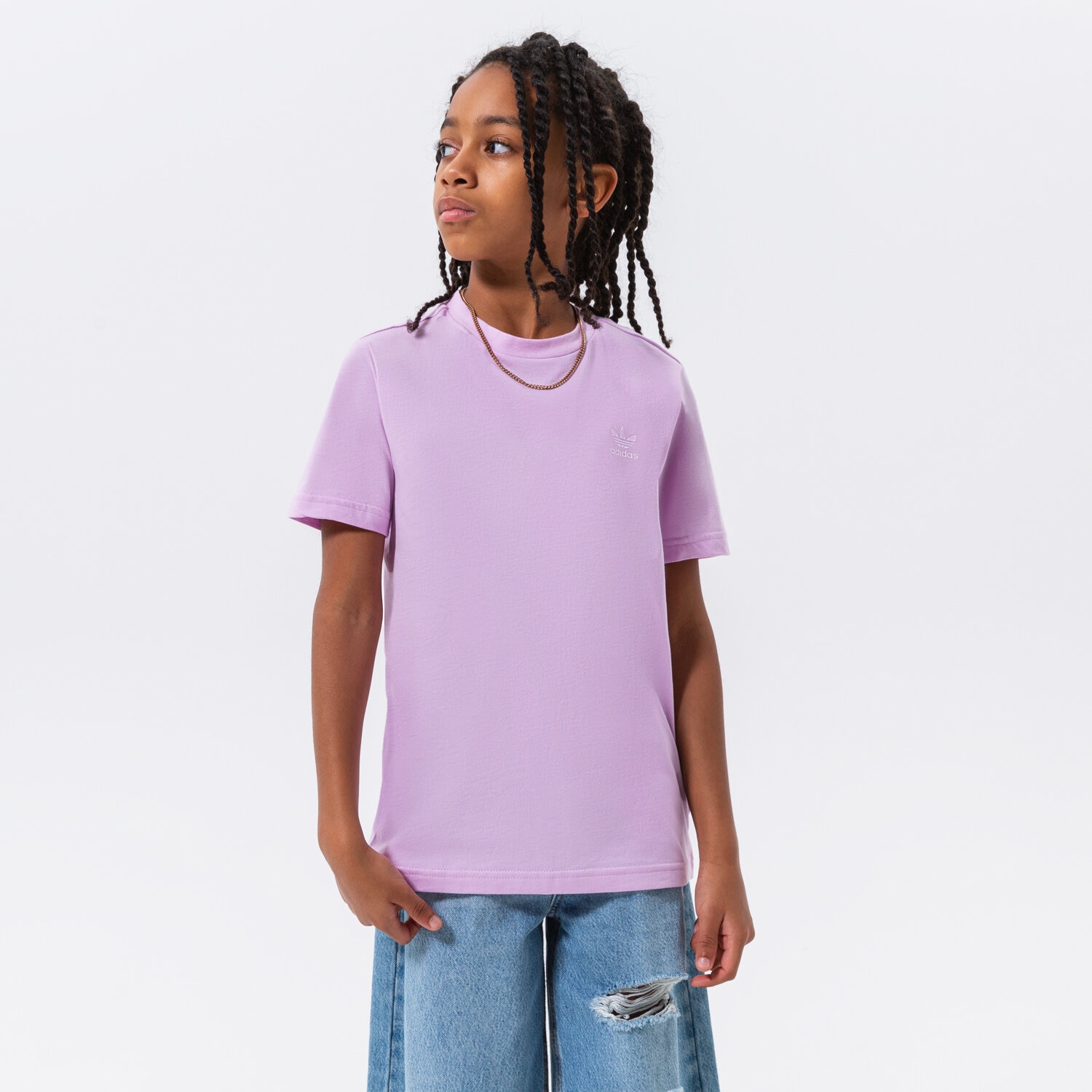 Koszulka, t-shirt dla dzieci ADIDAS T-SHIRT TEE GIRL HK0406 RÓŻOWY