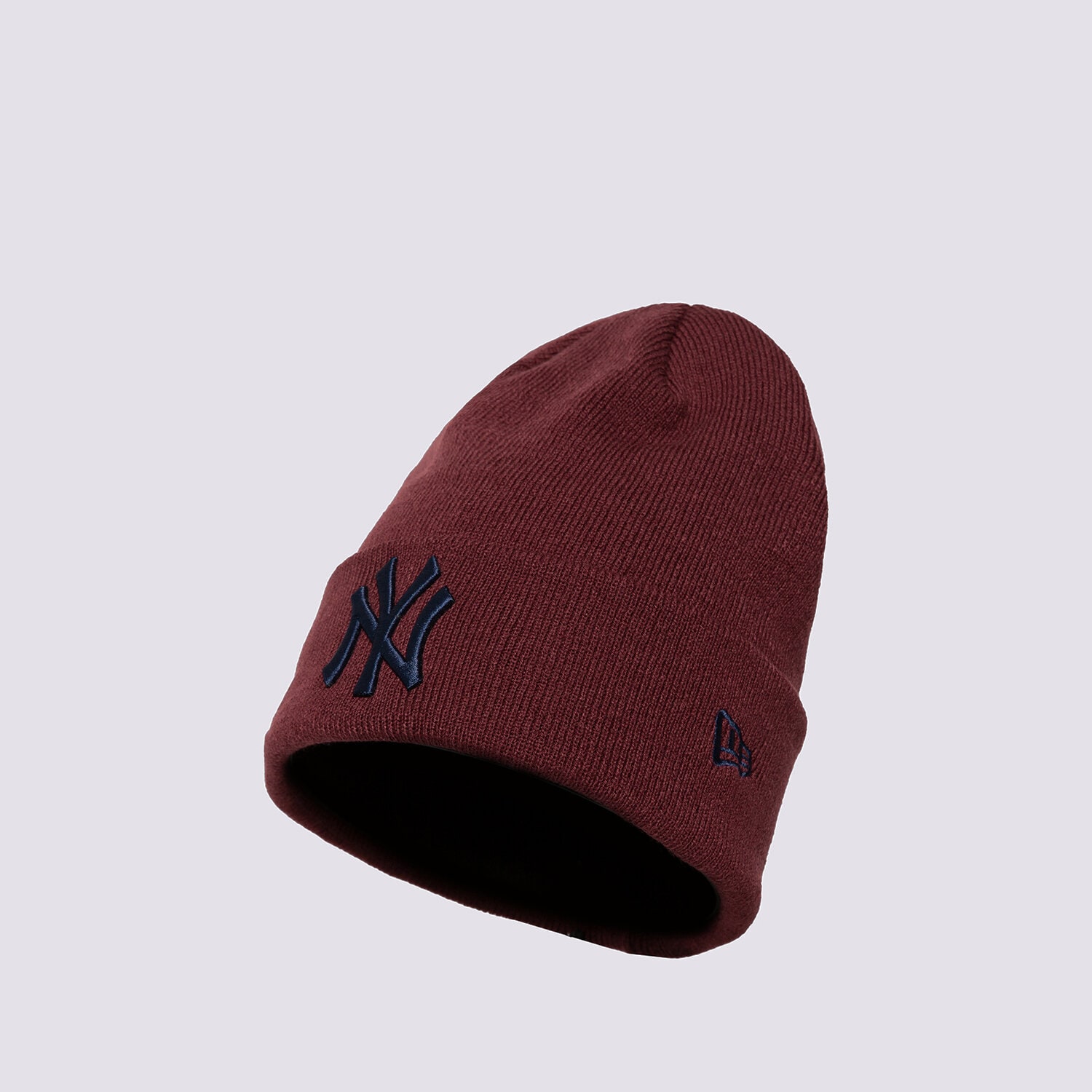 Czapka zimowa męska NEW ERA CZAPKA LE BEANIE NYY MRN 60292606 BORDOWY