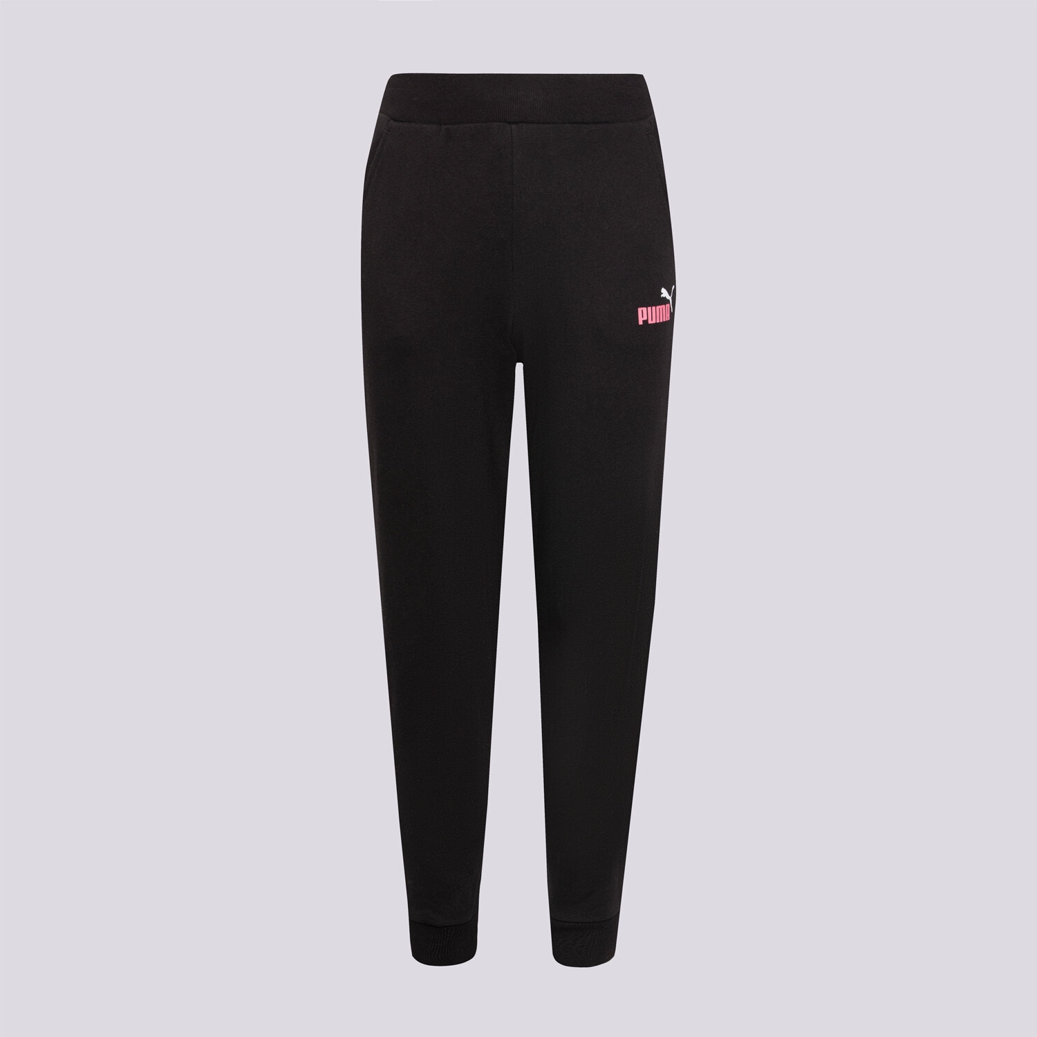 Sportowe spodnie dziecięce PUMA GIRLS' ESSENTIAL FLEECE JOGGERS JUNIOR  84745601 RÓŻOWY