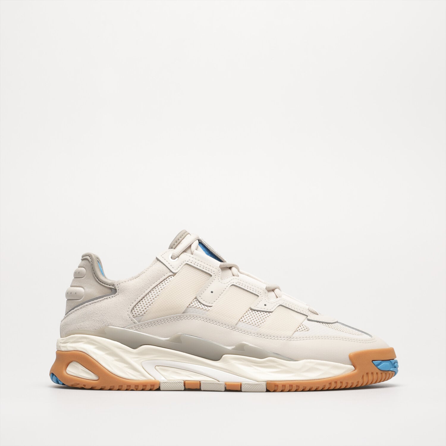 Buty sneakersy męskie ADIDAS NITEBALL H06507 BEŻOWY