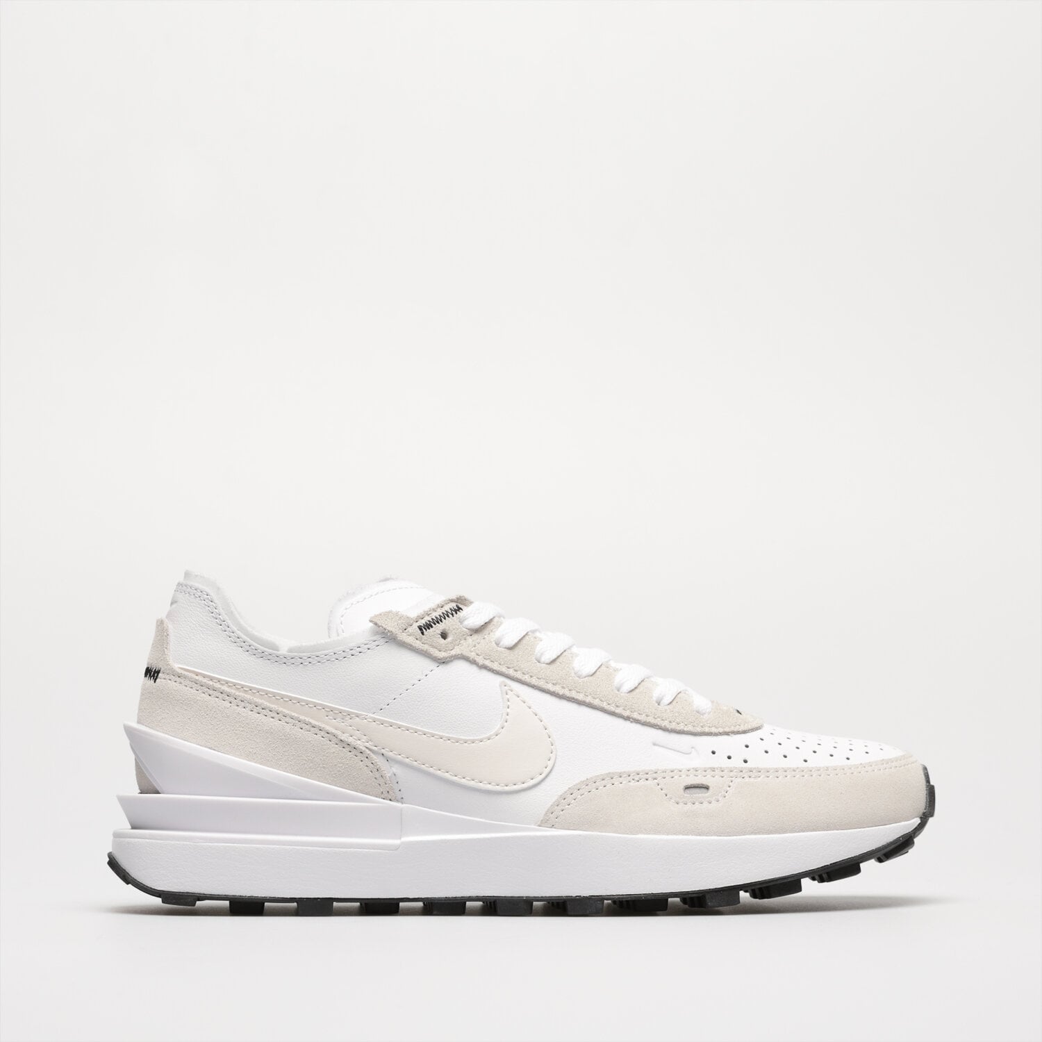 Buty sneakersy męskie NIKE WAFFLE ONE LEATHER DX9428-100 BIAŁY