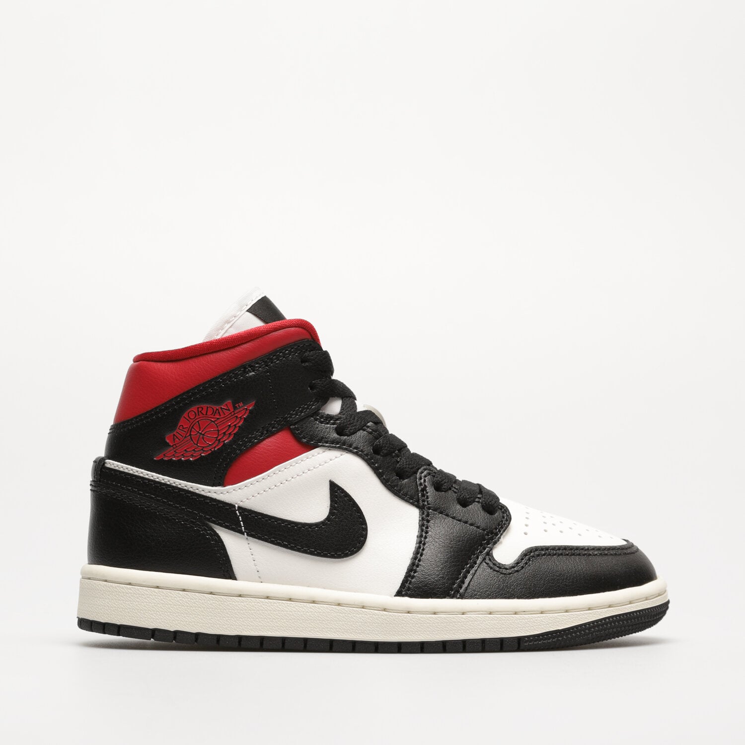 Buty sneakersy damskie AIR JORDAN 1 MID  BQ6472-061 CZARNY