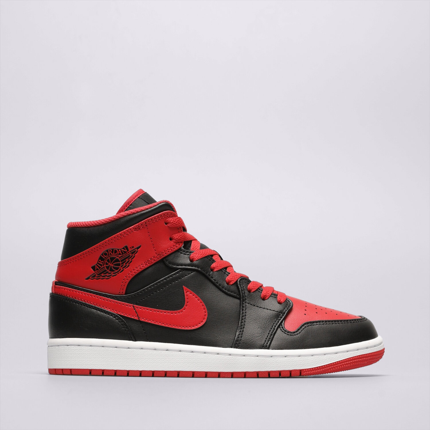 Buty sneakersy męskie AIR JORDAN 1 MID DQ8426-060 CZERWONY