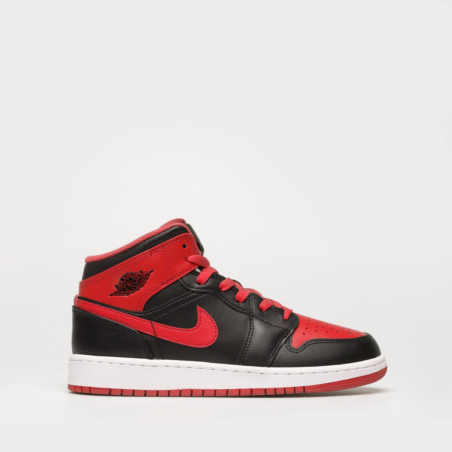 Buty sneakersy dla dzieci AIR JORDAN 1 MID (GS) DQ8423-060 CZARNY