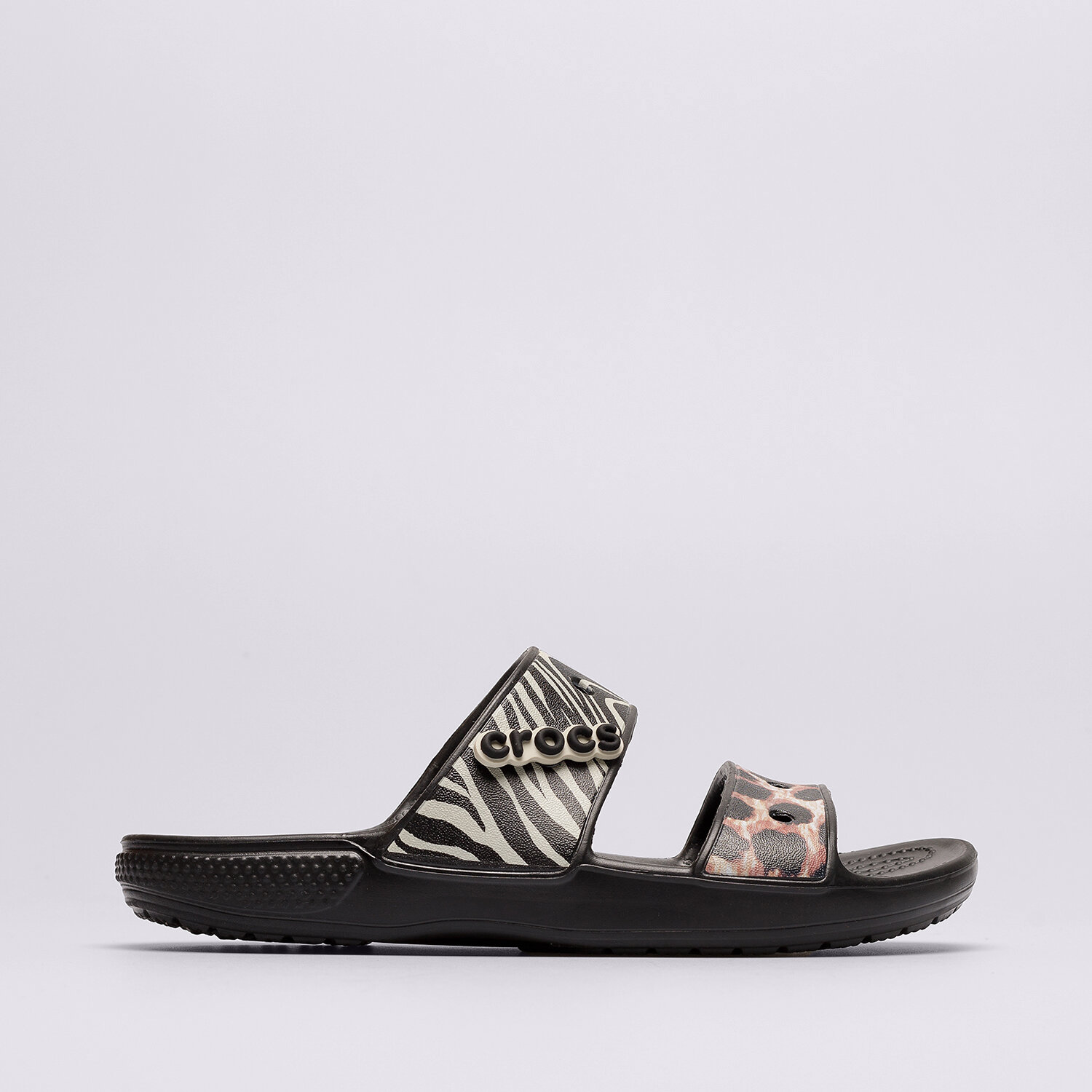 Klapki damskie CROCS ANIMAL REMIX 207847-0C4 CZARNY