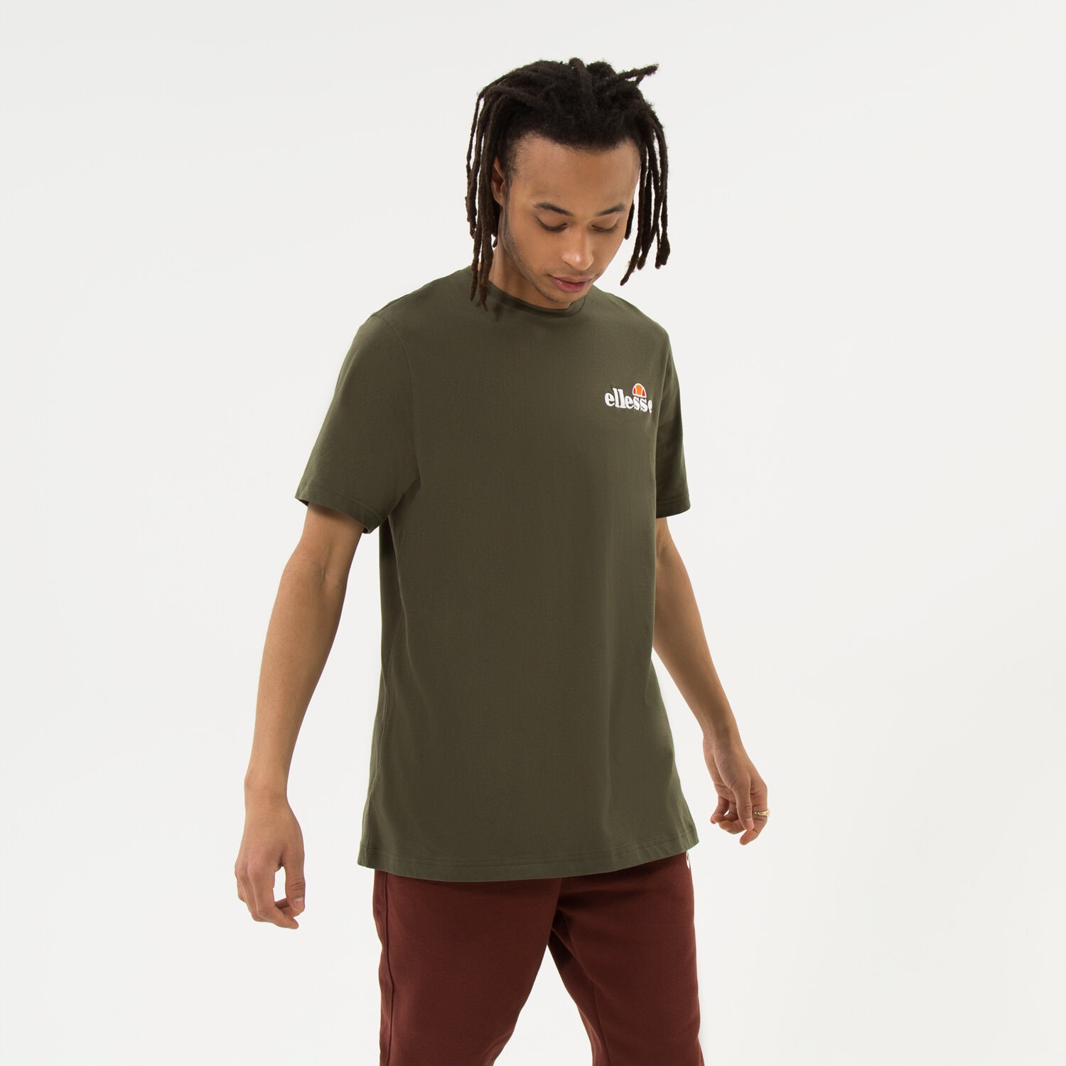 Koszulka, t-shirt sportowy męski ELLESSE T-SHIRT VOODOO TEE KHA SHB06835506 KHAKI