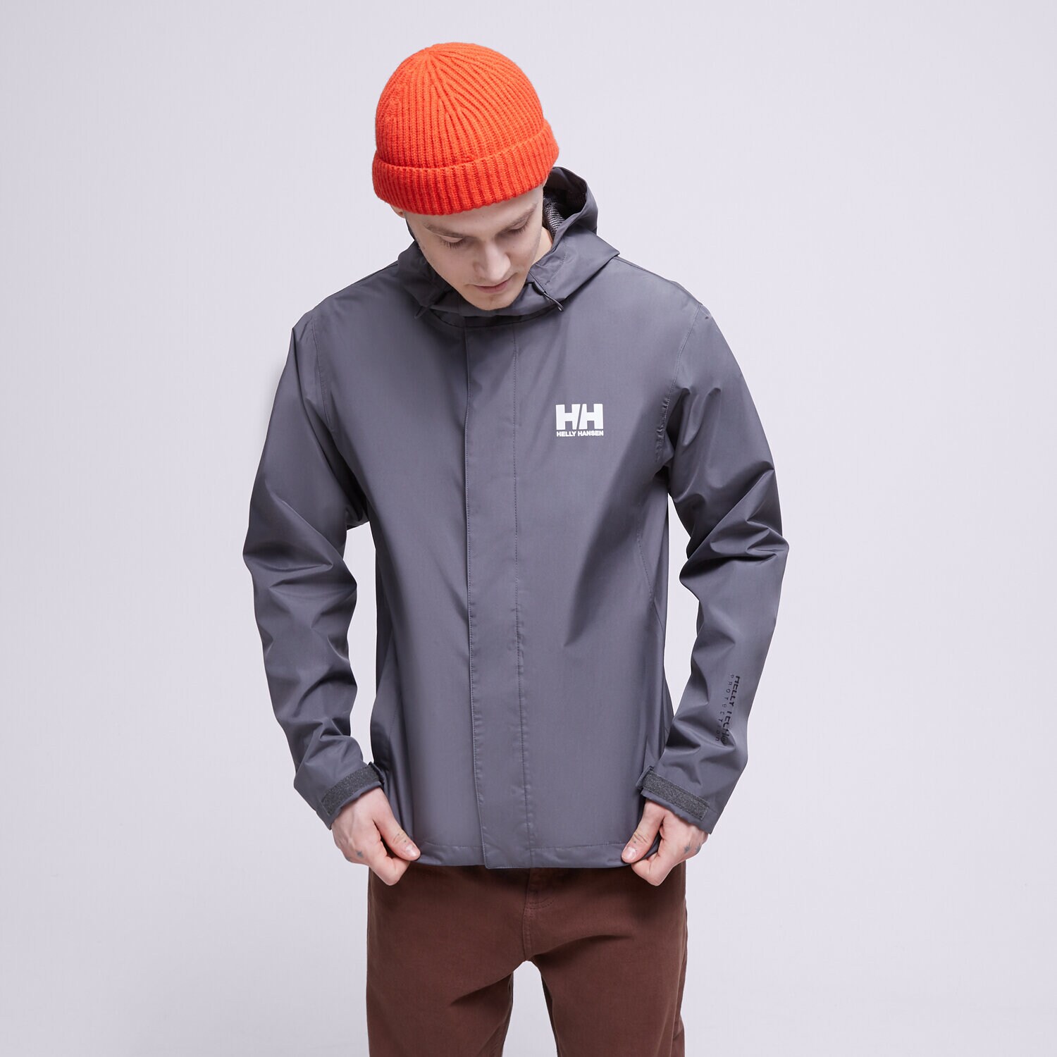 Kurtka wiosenna / jesienna męska HELLY HANSEN KURTKA SOFTSHELL SEVEN J JACKET 62047964 SZARY