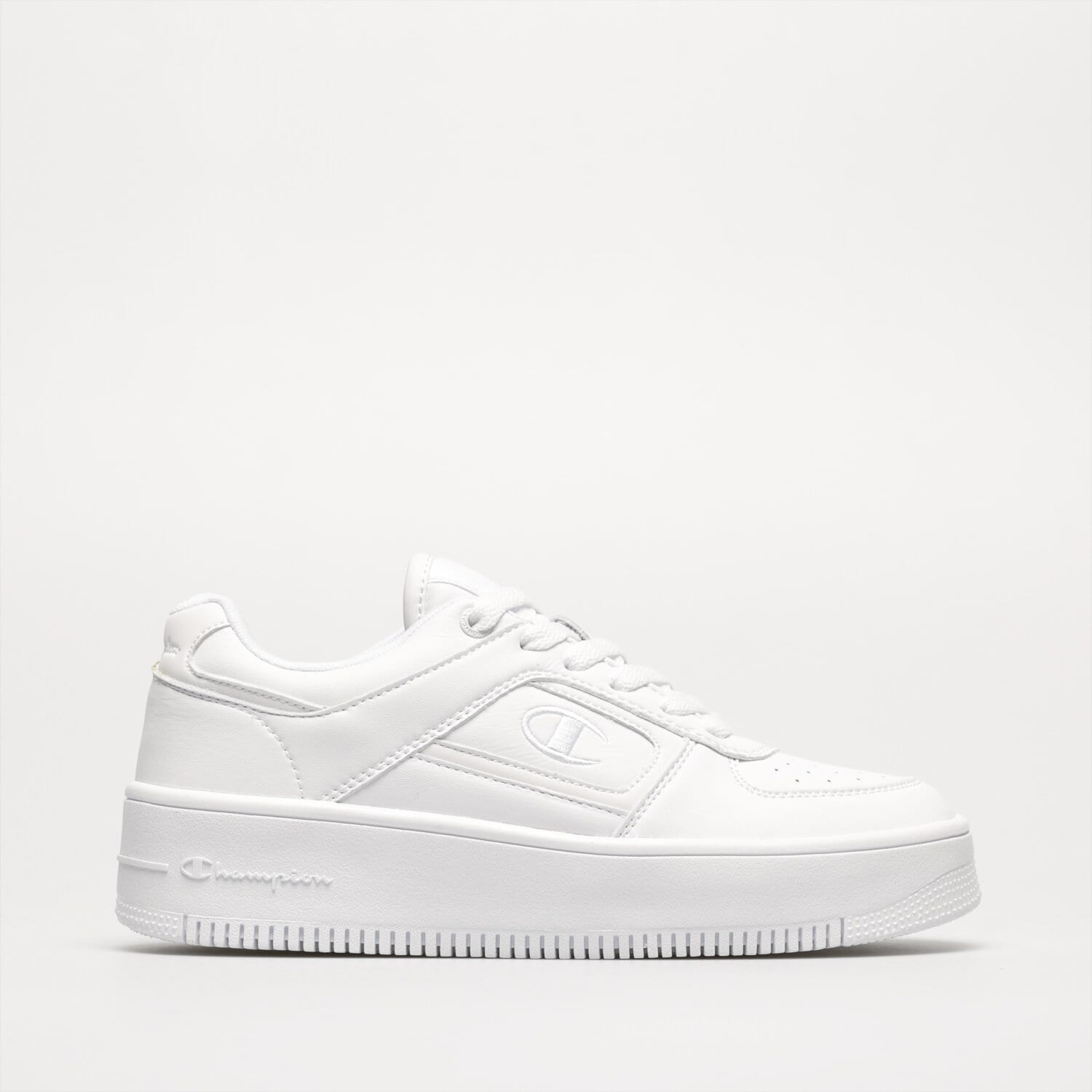 Buty sneakersy damskie CHAMPION FOUL PLAY PLATFORM S11594-WW007 BIAŁY