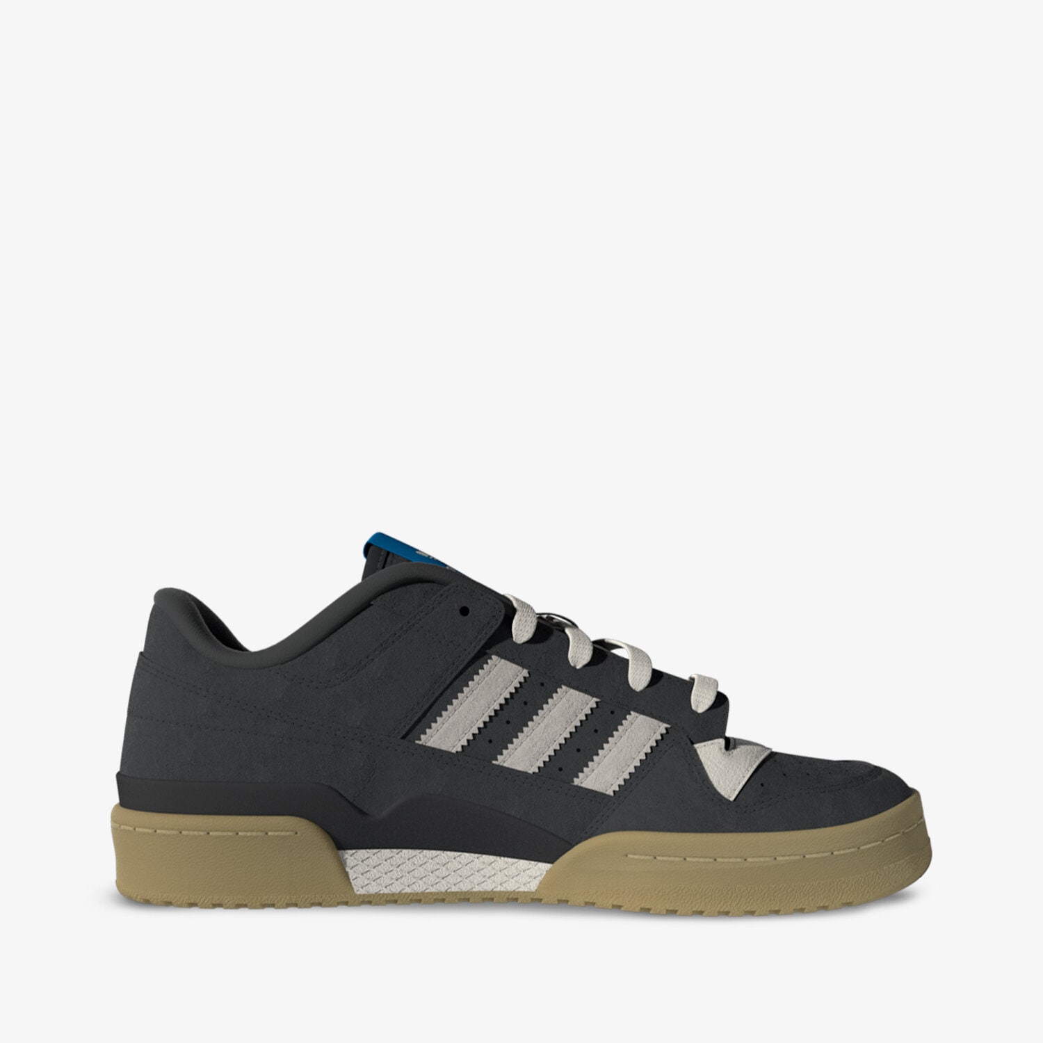Buty sneakersy męskie ADIDAS FORUM LOW CL  HQ1507 SZARY