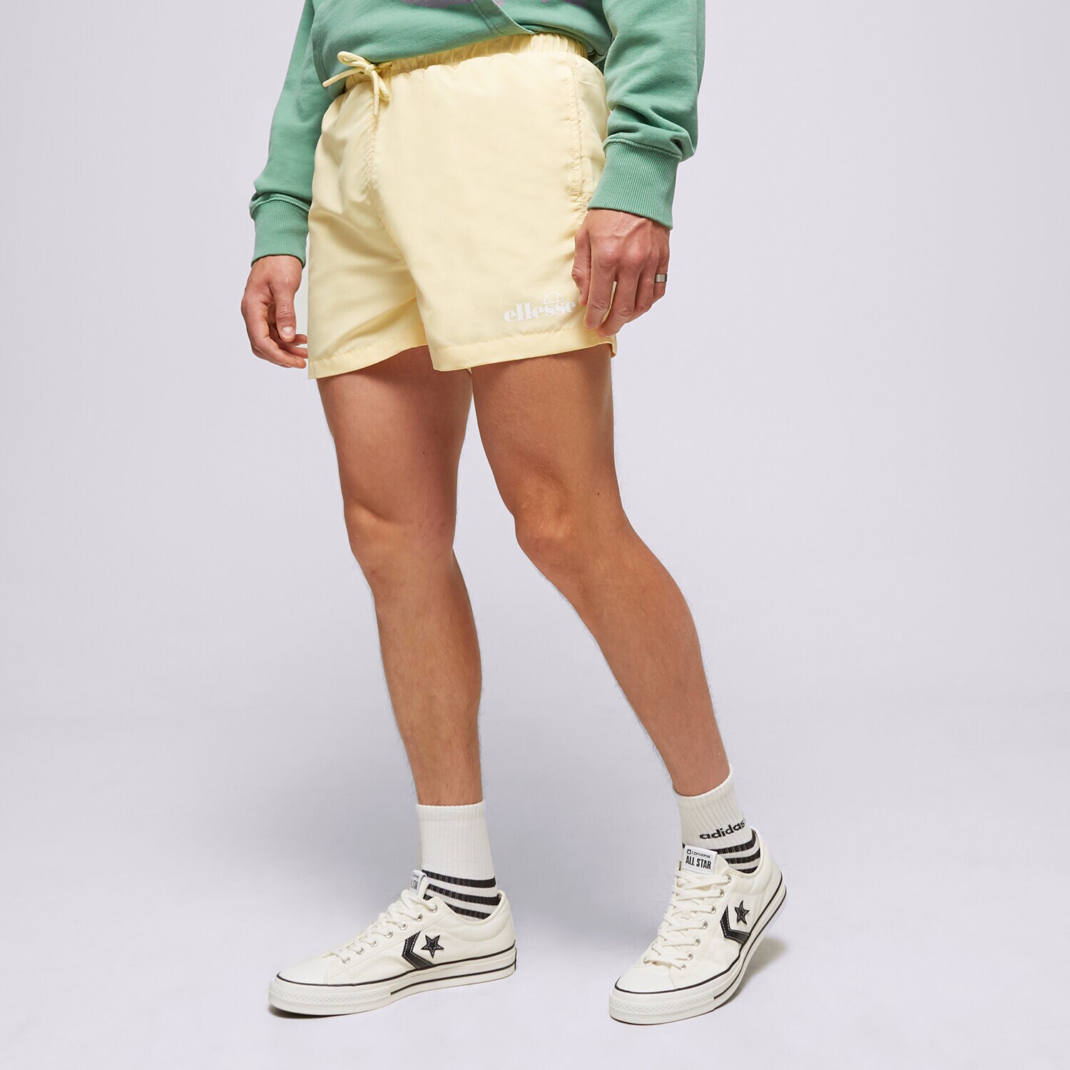 Krótkie spodenki, szorty męskie ELLESSE SZORTY LAMINA LIGHT YELLOW SGR16468603 ŻÓŁTY