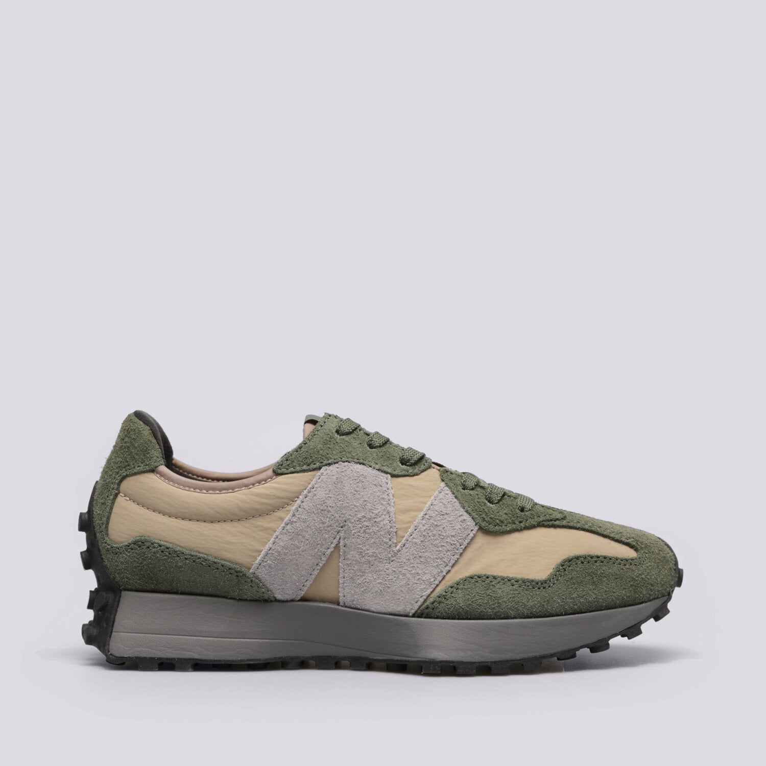Buty sneakersy męskie NEW BALANCE 327  MS327WG KHAKI
