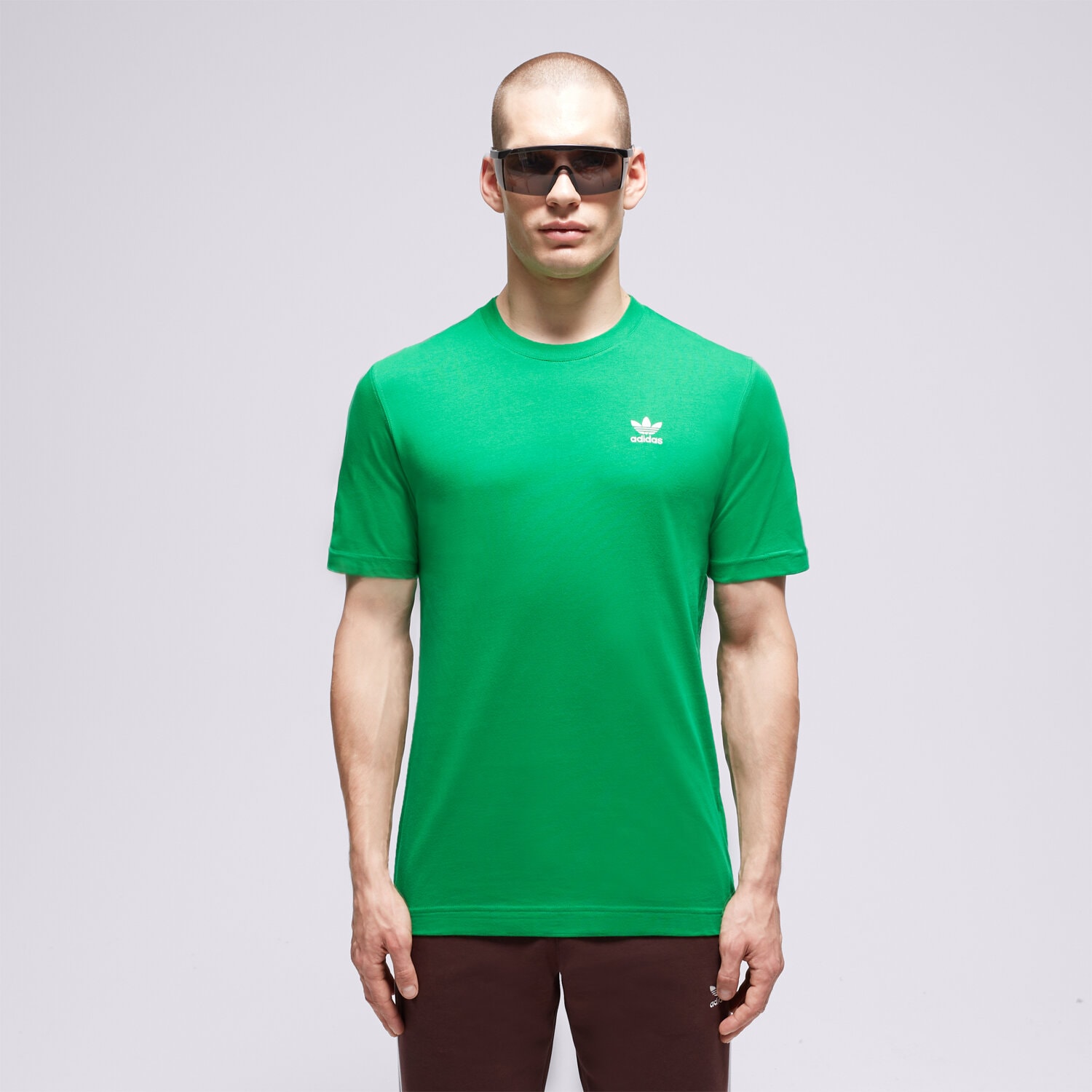 Koszulka, t-shirt sportowy męski ADIDAS T-SHIRT ESSENTIAL TEE IL2517 ZIELONY